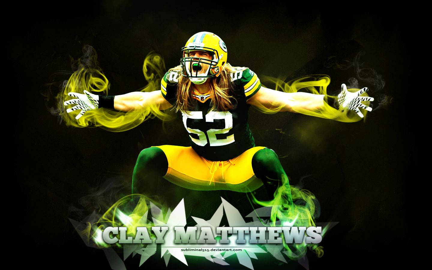 Green Bay Packers Clay Matthews Background