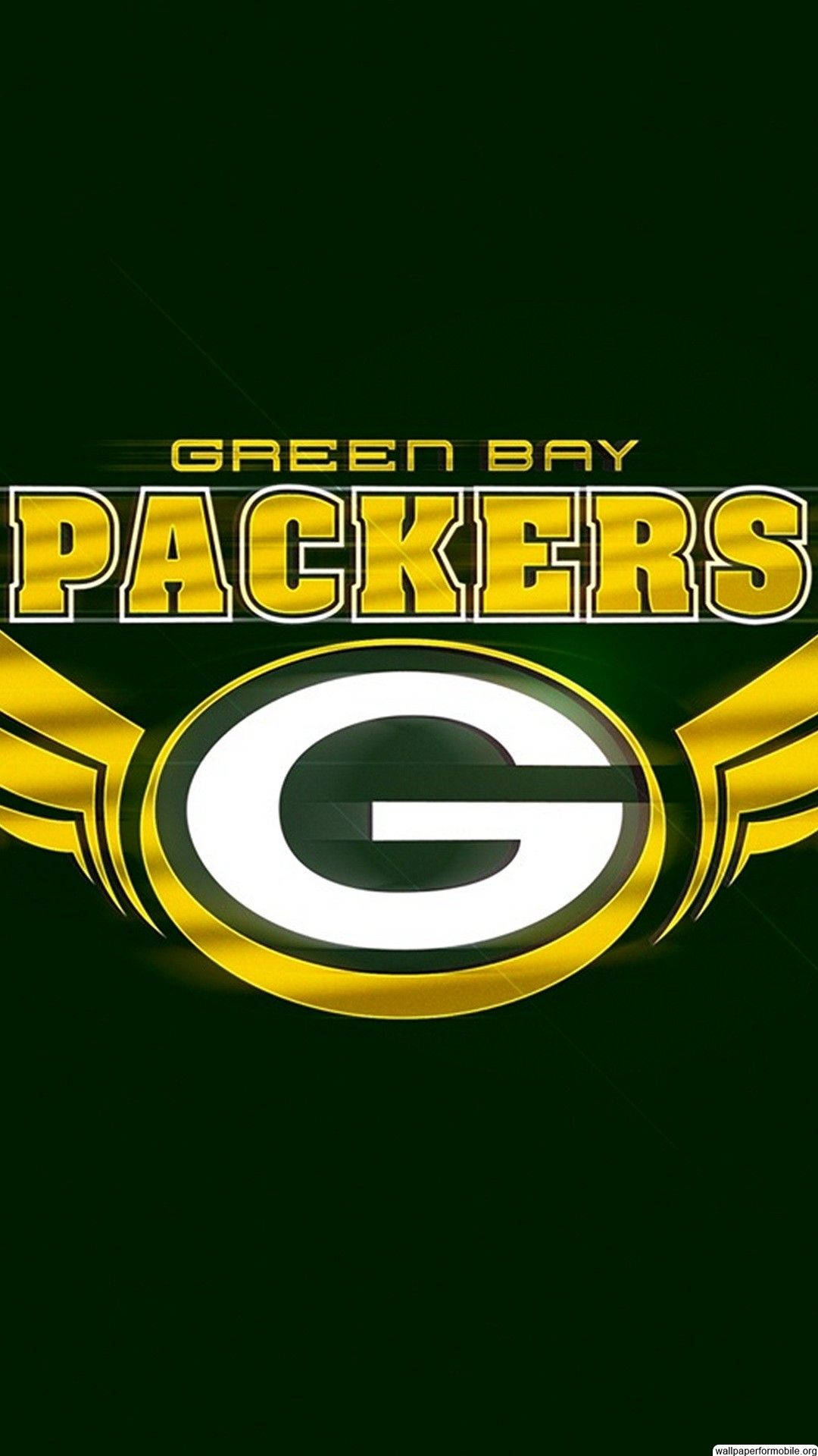 Green Bay Packers Golden Snitch Logo Background