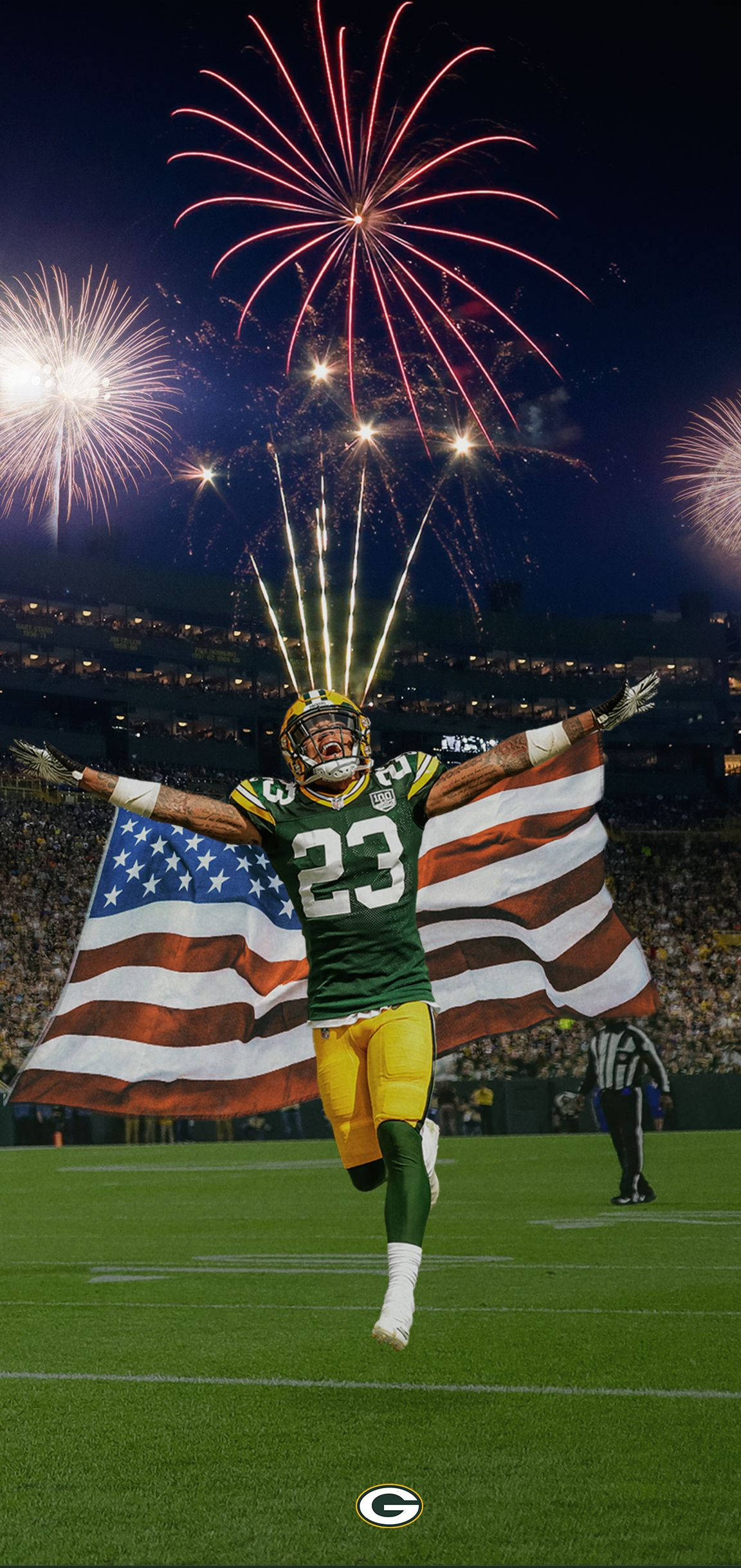 Green Bay Packers Let Freedom Ring Background