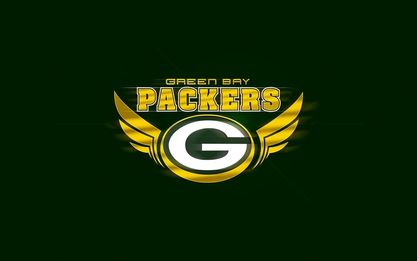 Green Bay Packers Winged Logo Background