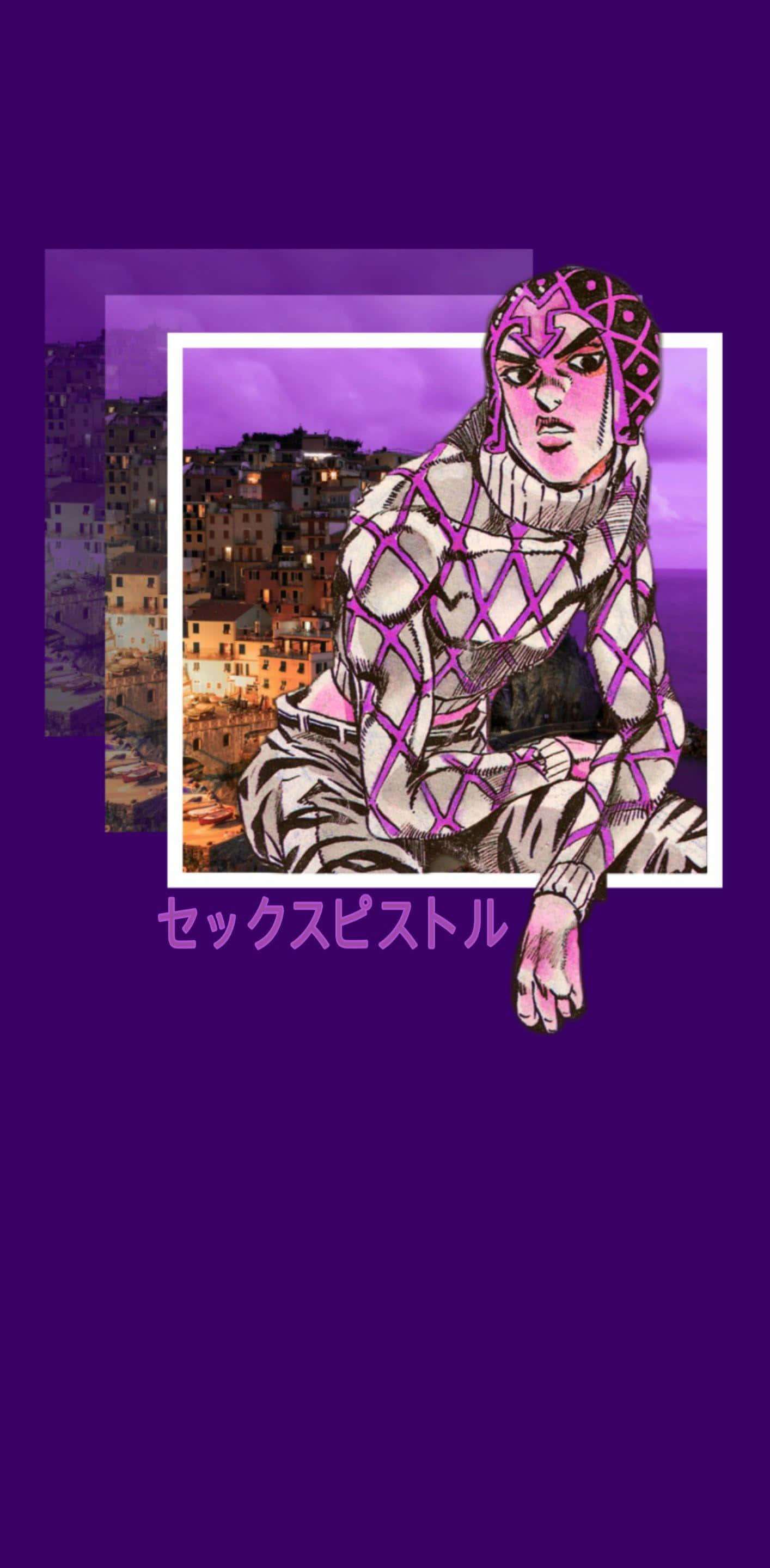 Download Guido Mista The Sharpshooter From Jojos Bizarre Adventure Posing With His Multi 4438
