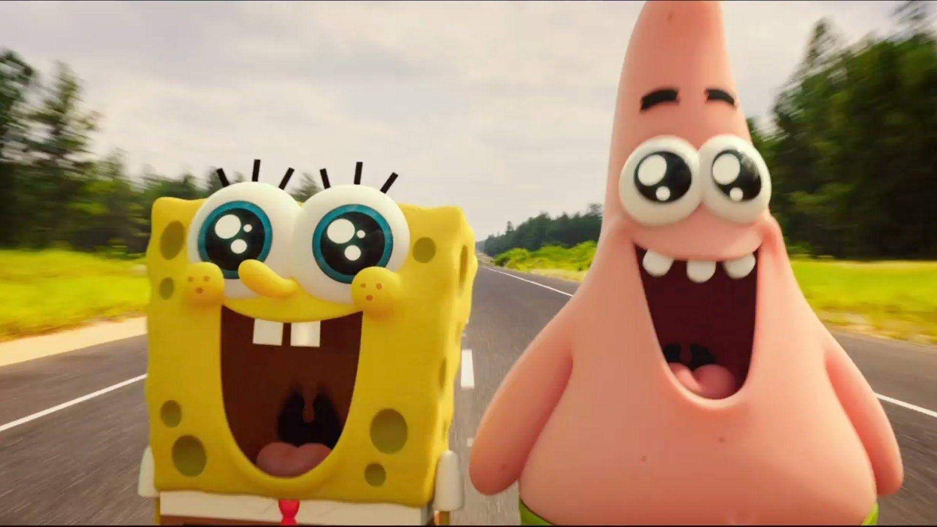 Happy Spongebob And Patrick Background
