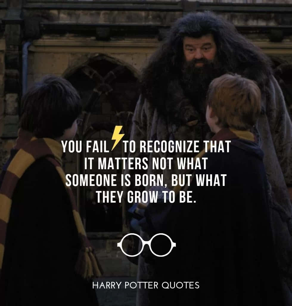 Download Inspiring Harry Potter Quote Wallpaper Wallpaper | Wallpapers.com