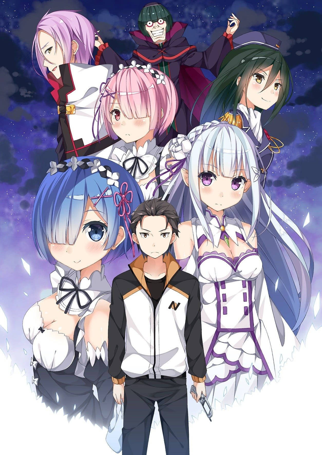 Hd Anime Cover Of Re Zero Background