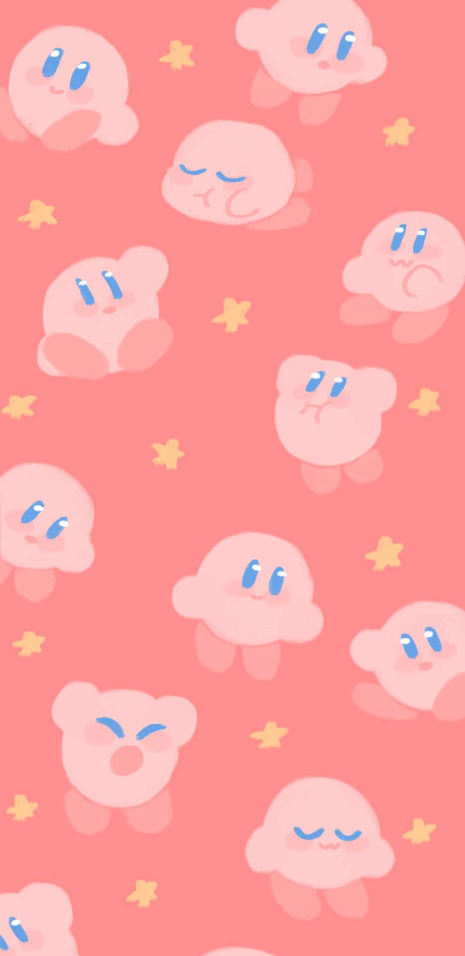 Hd Cute Kirby Design Background