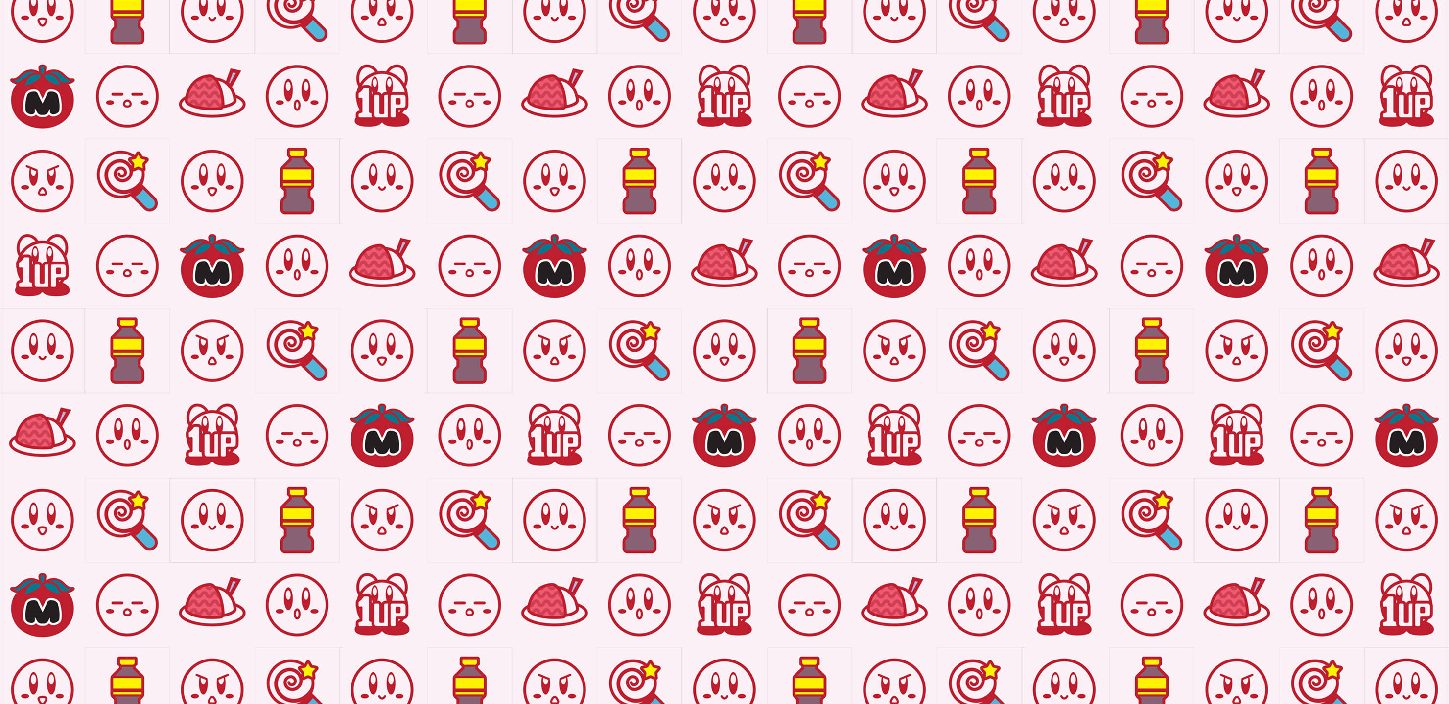 Hd Cute Kirby Icons Background