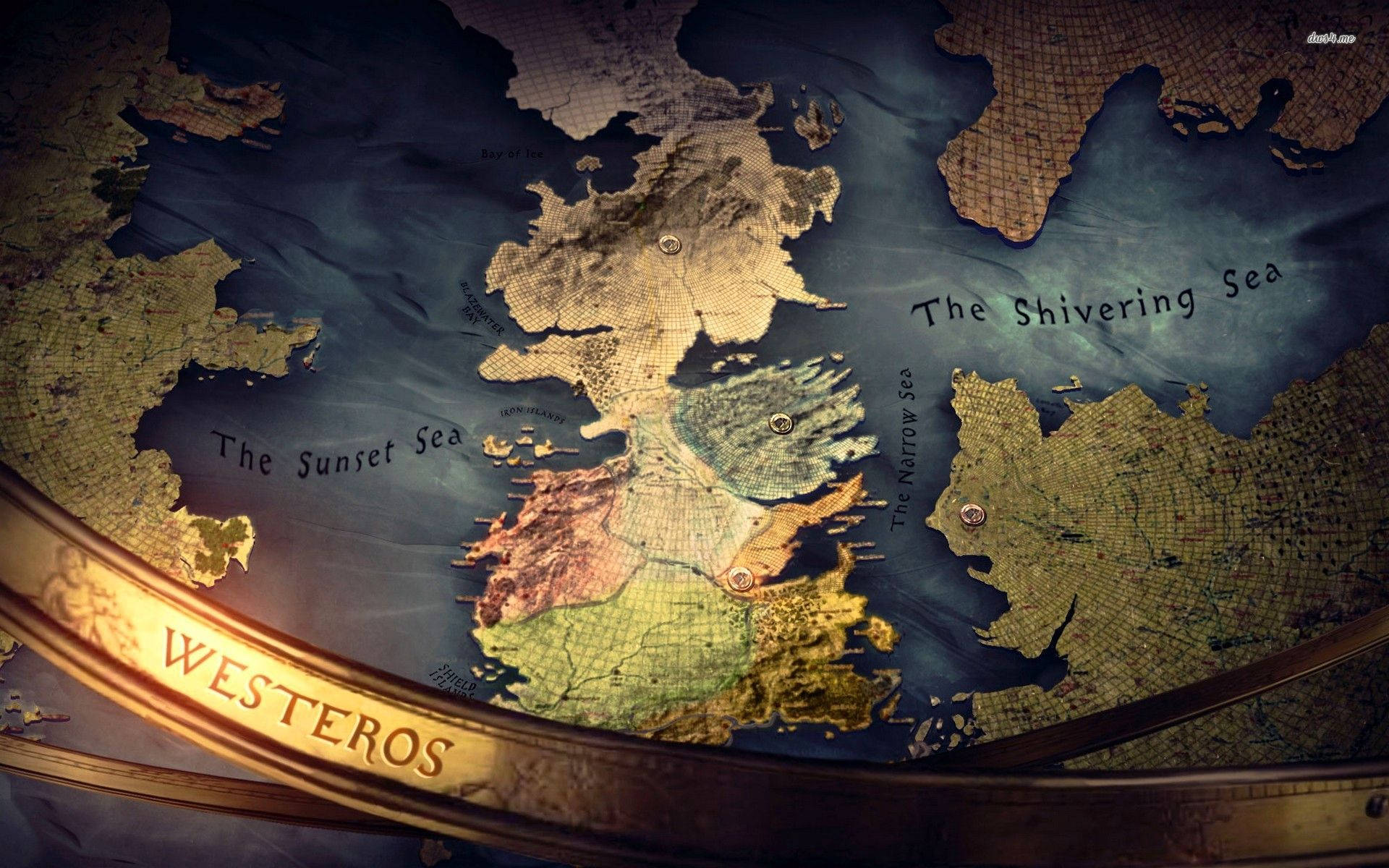 Hd Map Of Game Of Thrones Background