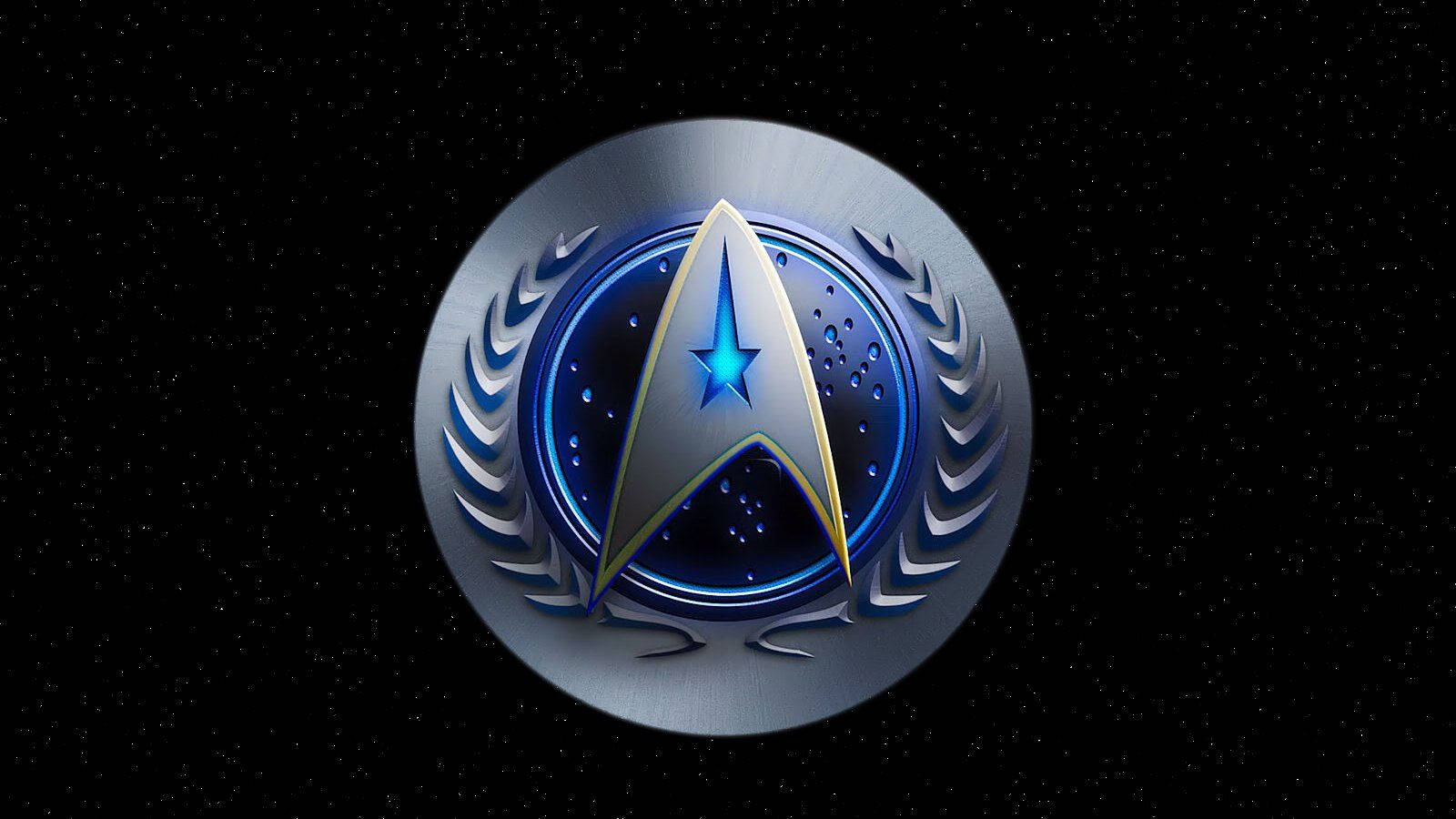 Hd Star Trek Federation Logo Background