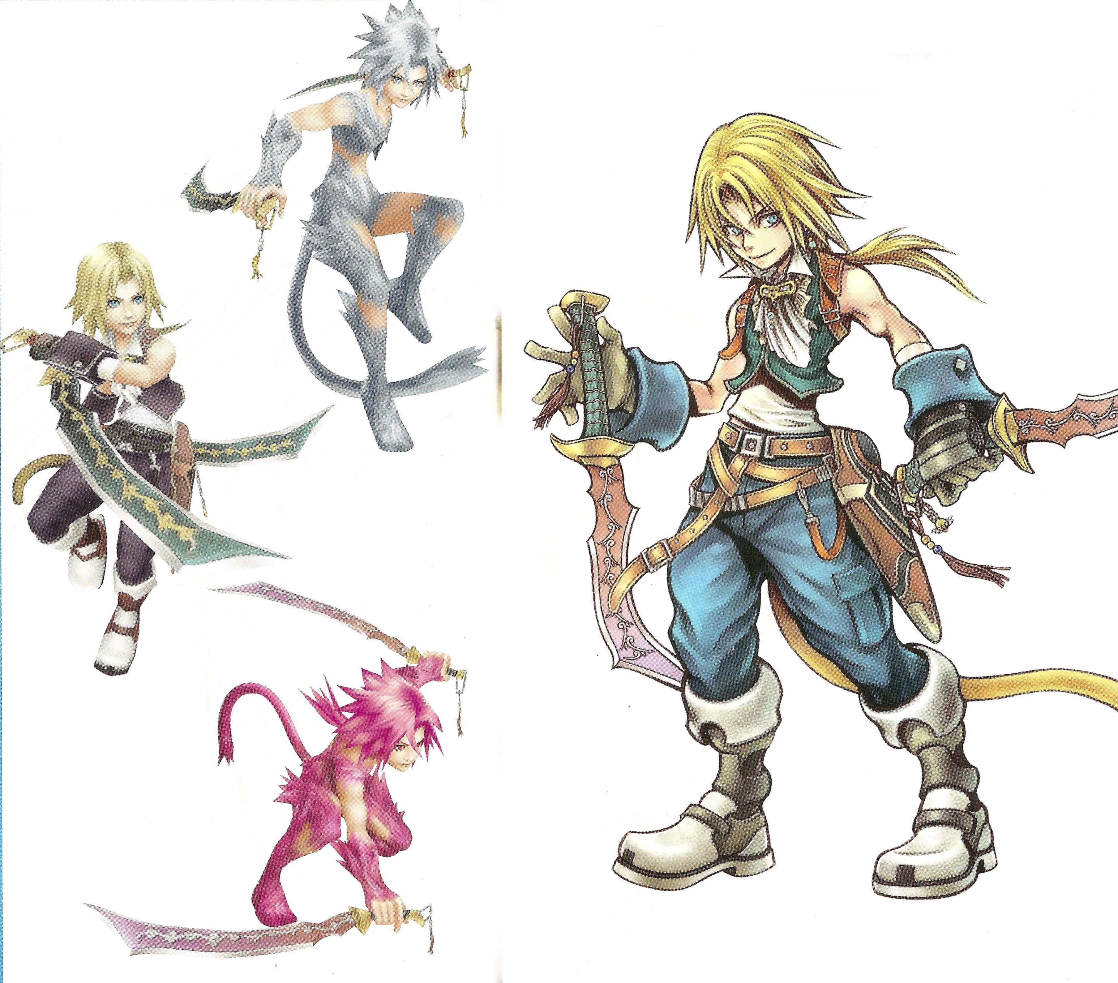 Download Heroic Stance Of Zidane Tribal From Final Fantasy Ix Wallpaper ...