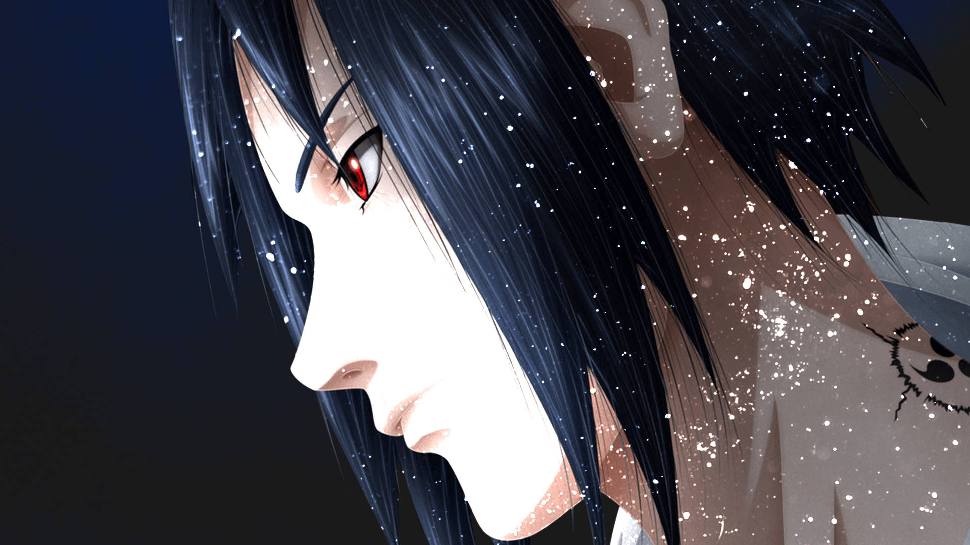 High-definition Sasuke Uchiha Cover Background