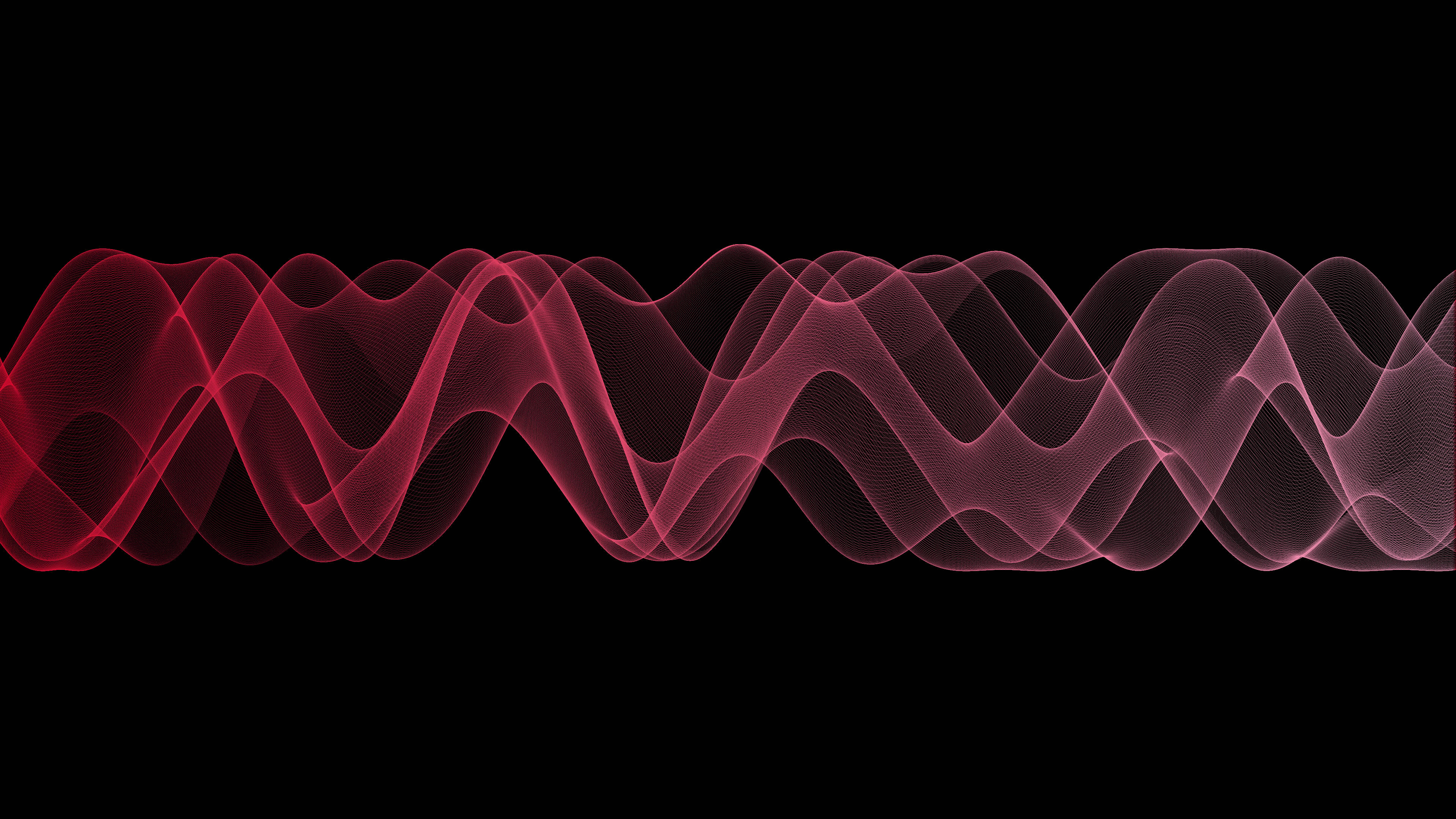 High Resolution Sound Waves Background