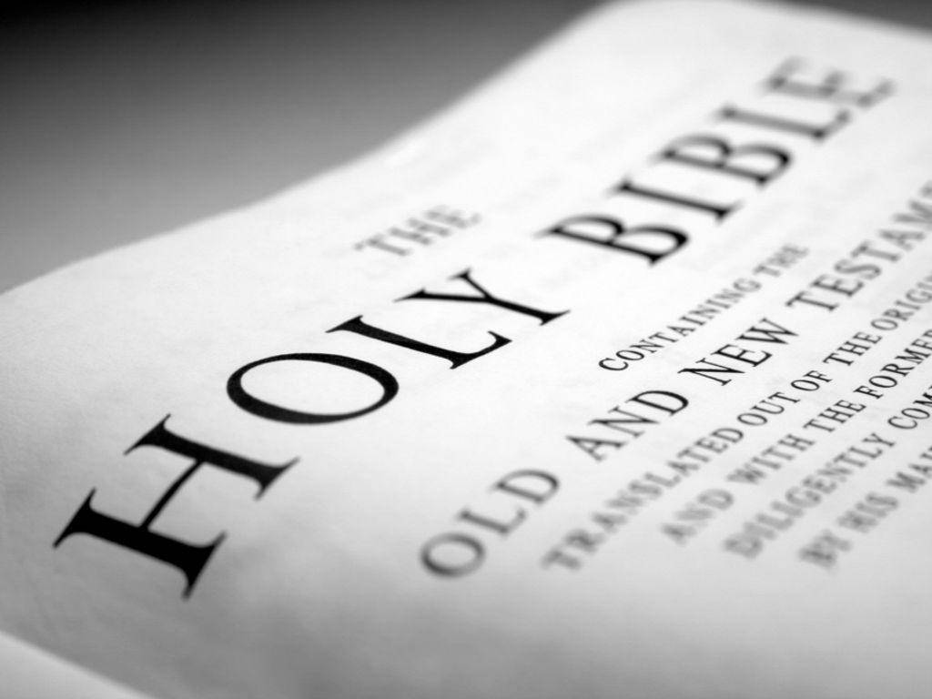 Holy Bible Title Page Background