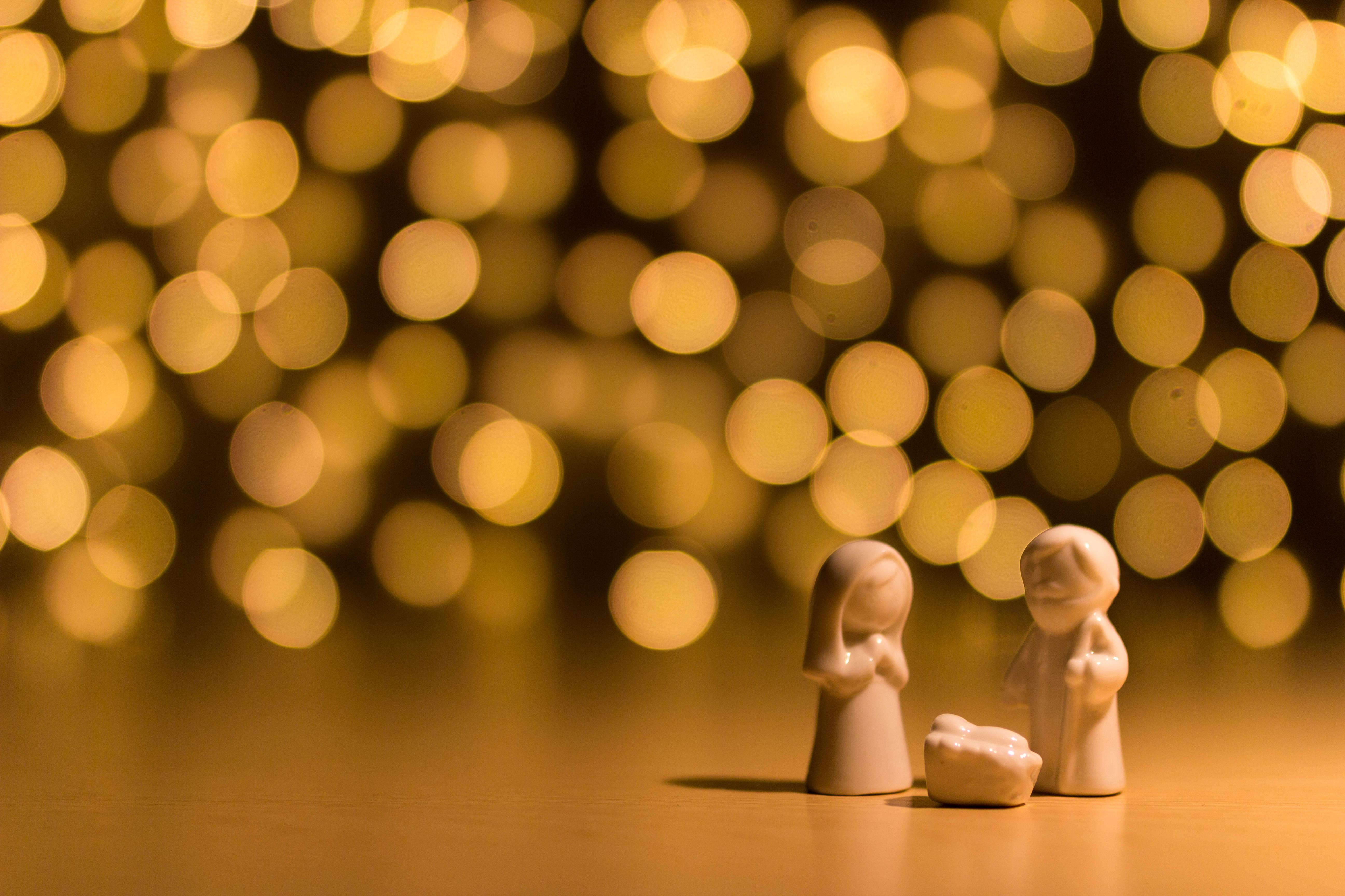 Holy Family Christmas Figurines Background