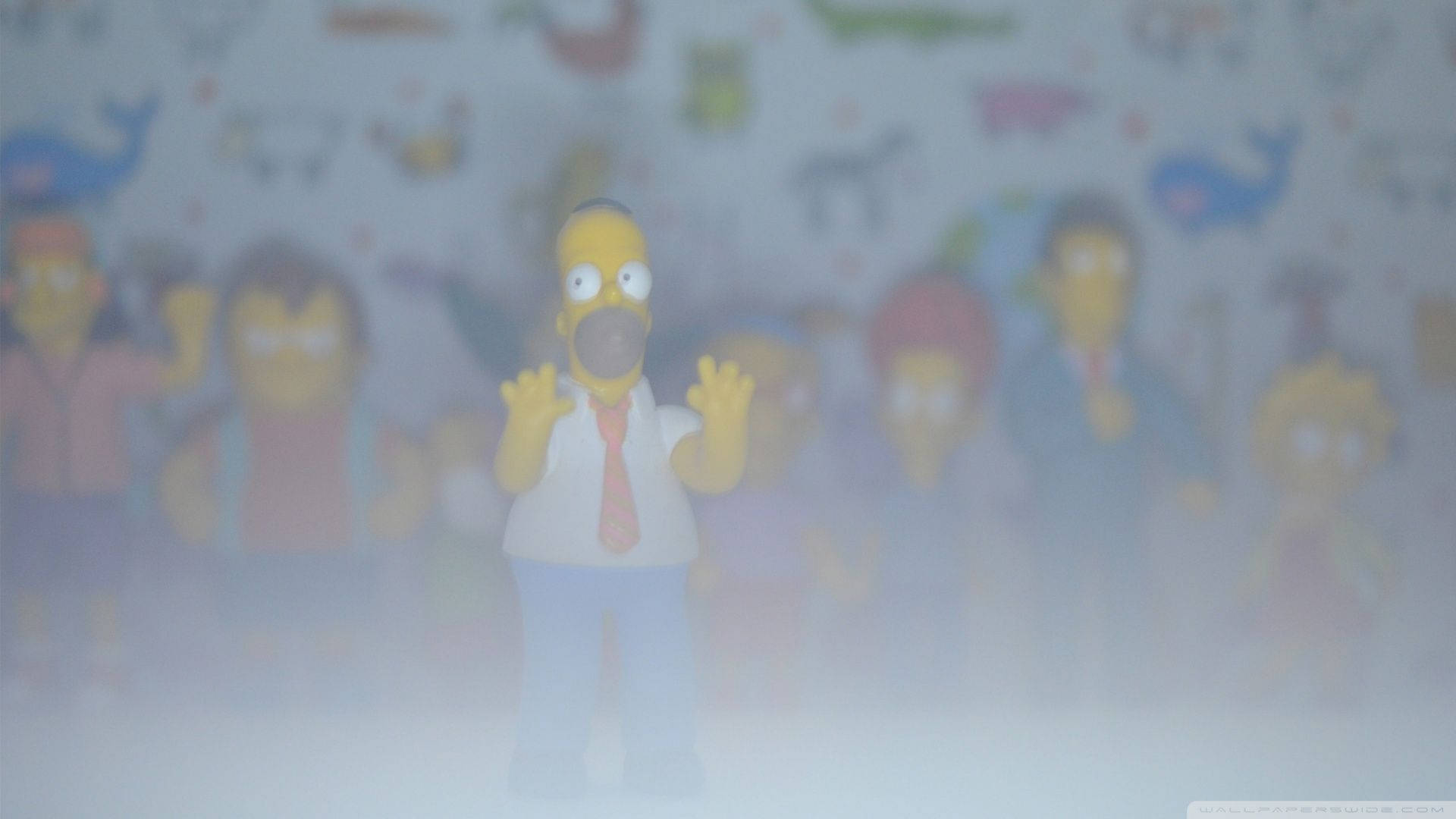 Homer Simpson Action Figure Background