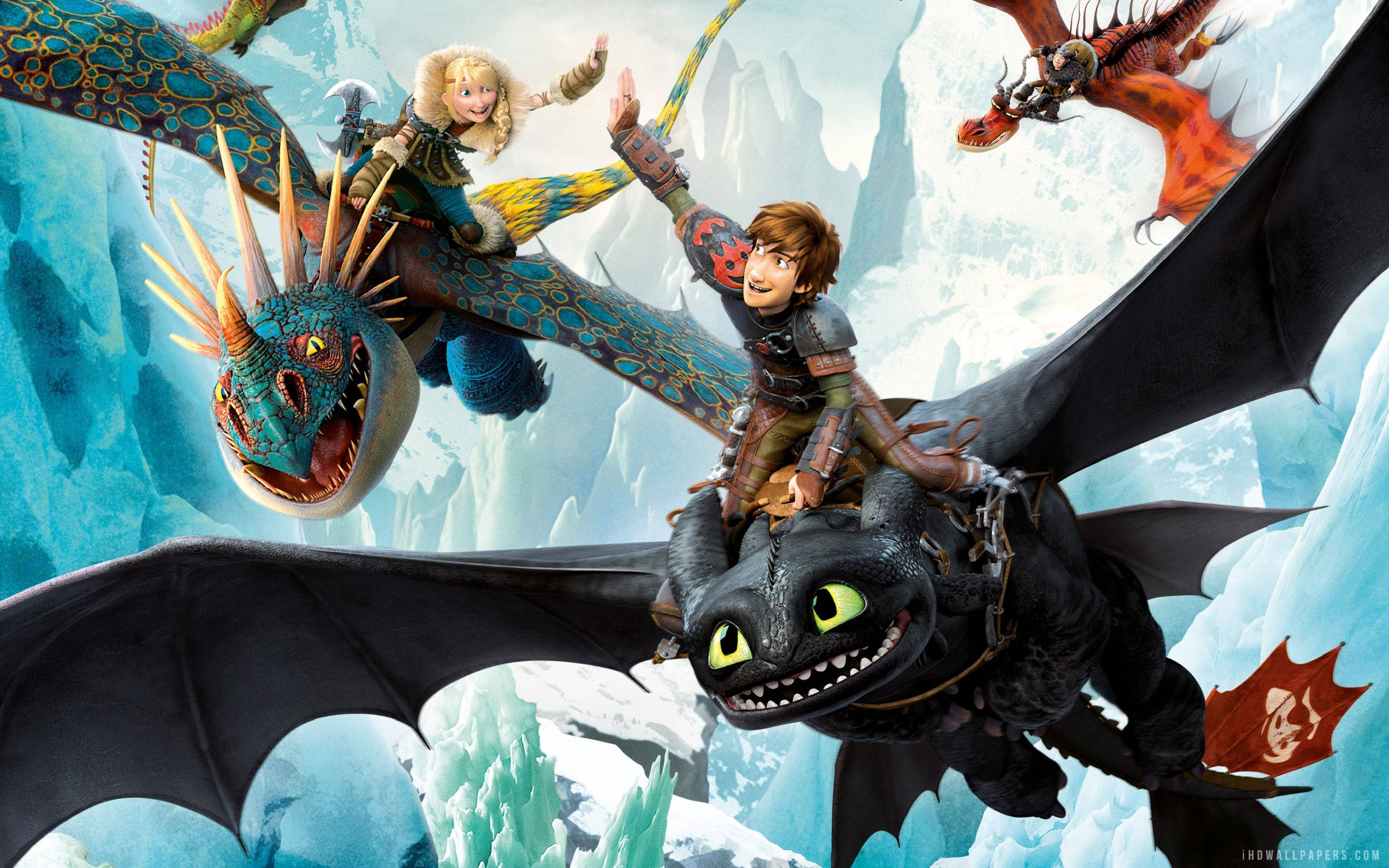 How To Train Your Dragon 2 Poster Background
