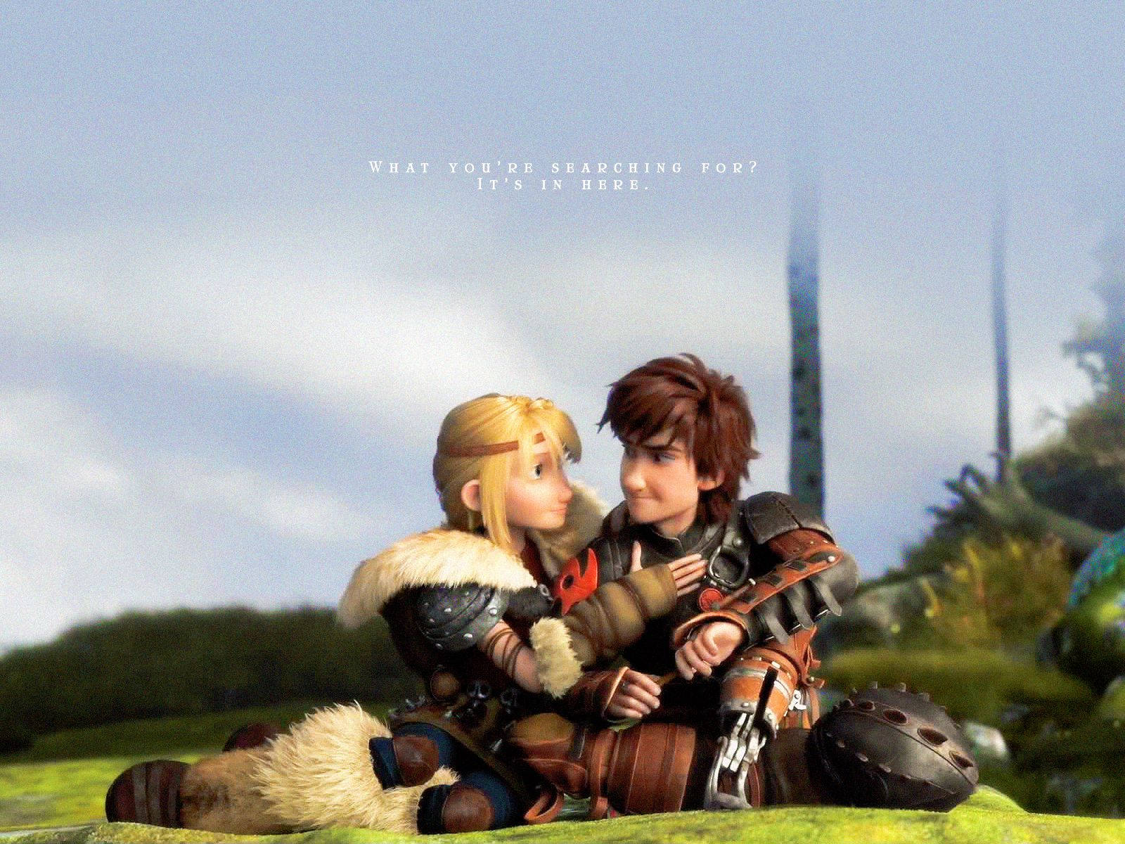How To Train Your Dragon Astrid And Hiccup Background