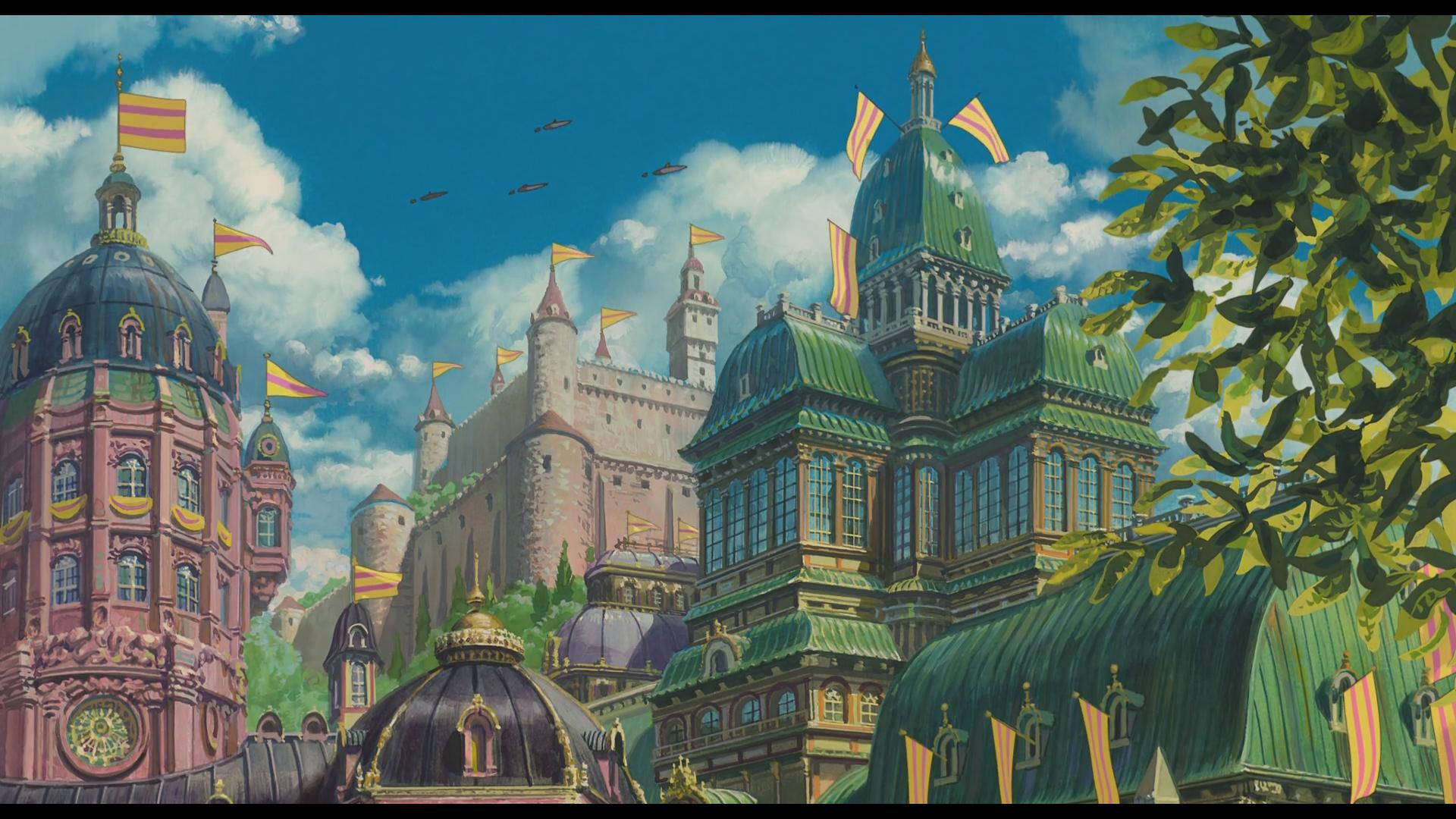 Howl's Moving Castle Kingdom Castle Background