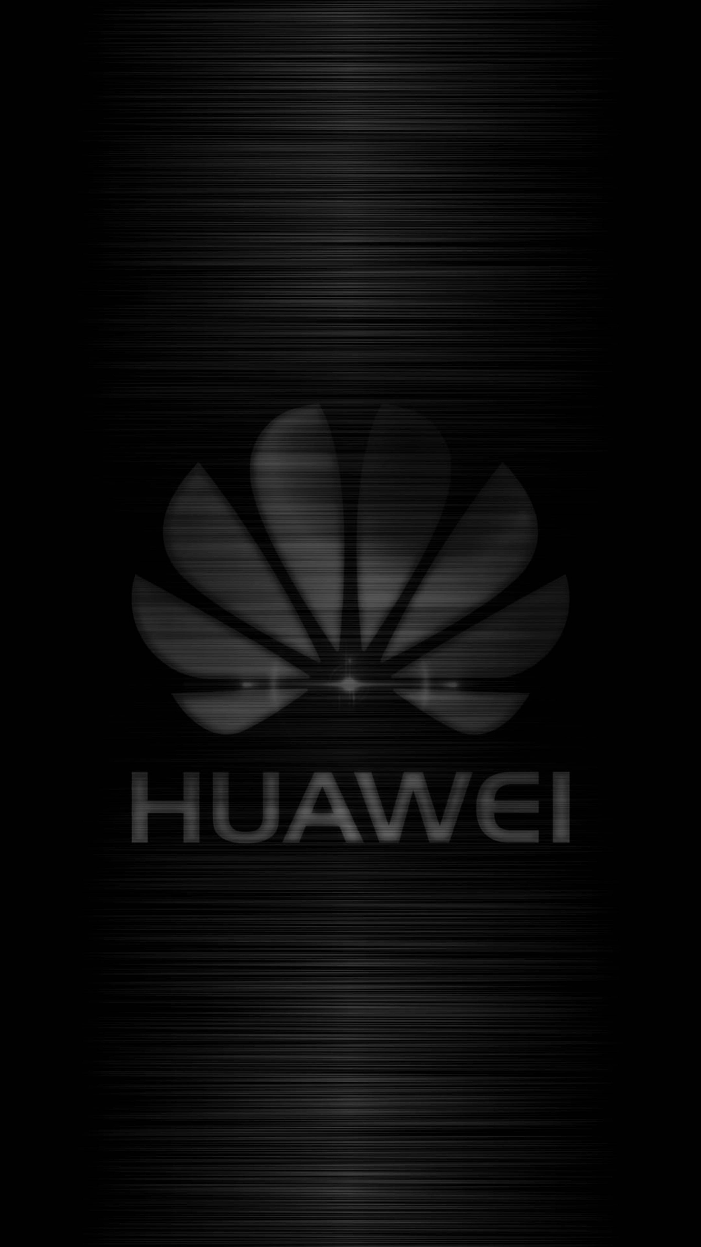Huawei на черном фоне
