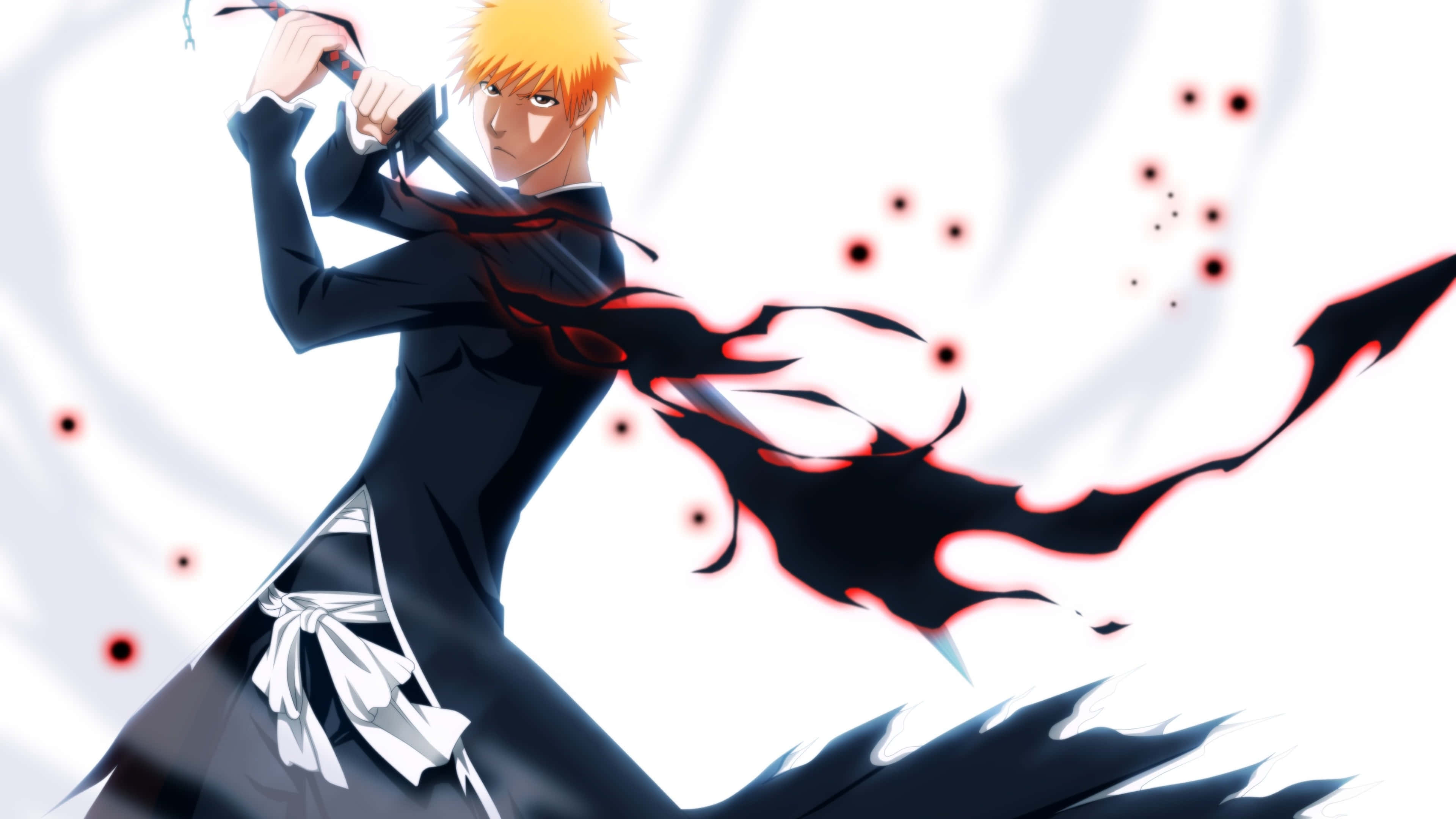 Download Ichigo Kurosaki in action - 4K Wallpaper Wallpaper ...