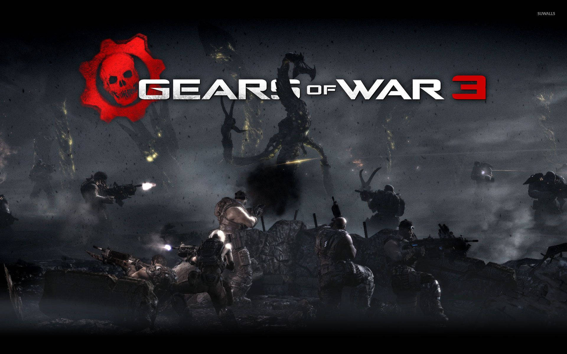 Iconic Gears Of War Game Background