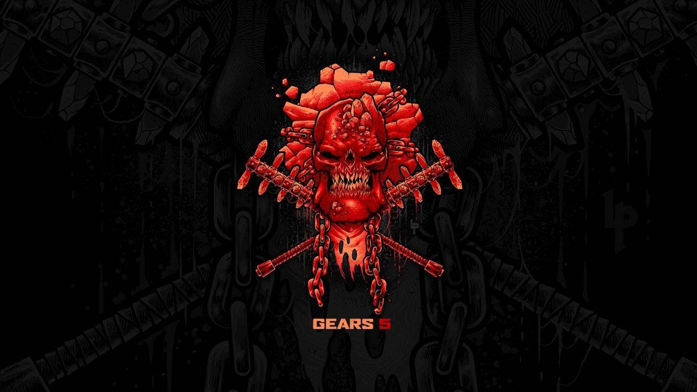 Iconic War Skull Gears 5 Background