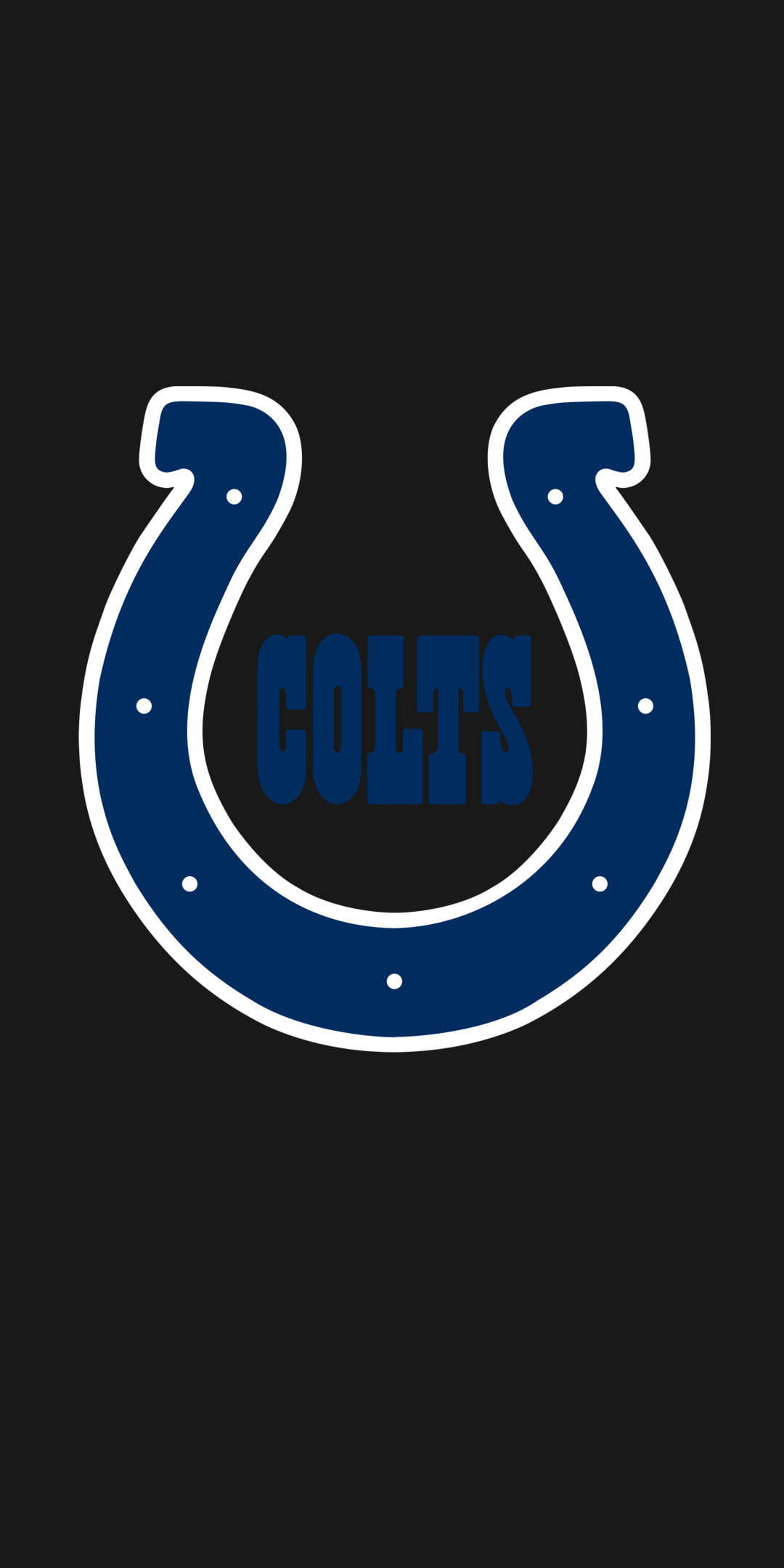 Download Indianapolis Colts Horseshoe Nfl Team Logo Wallpaper 