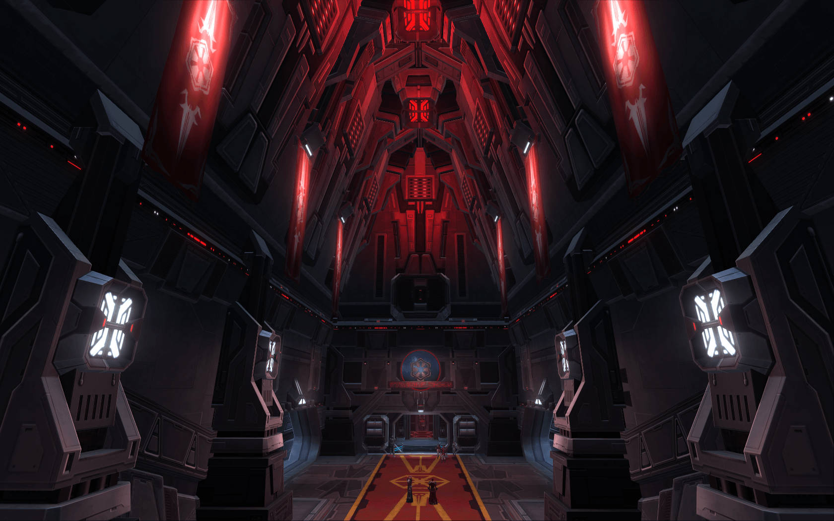 Inside Of Sith Temple Background