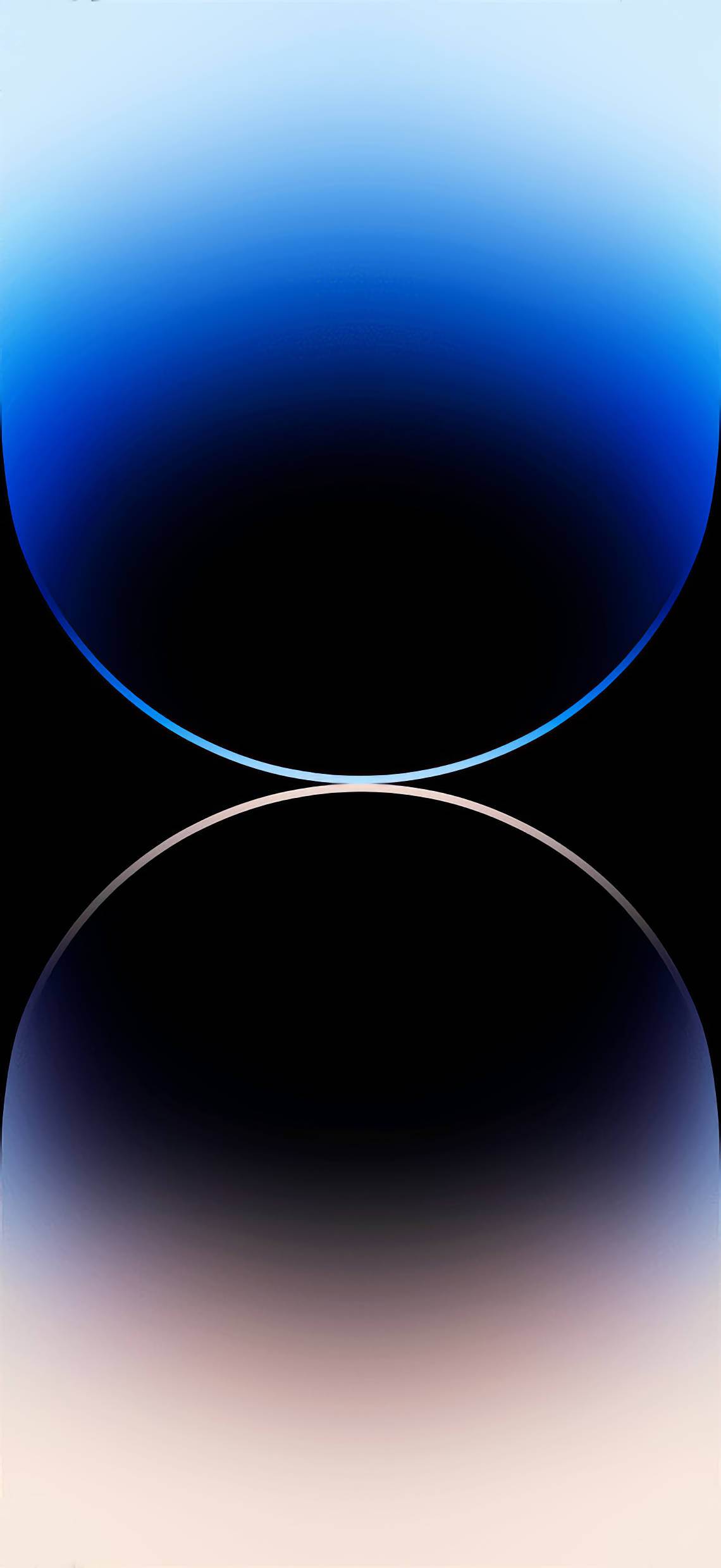 Downloaden Iphone 14 Pro Silber Und Blau Wallpaper | Wallpapers.com