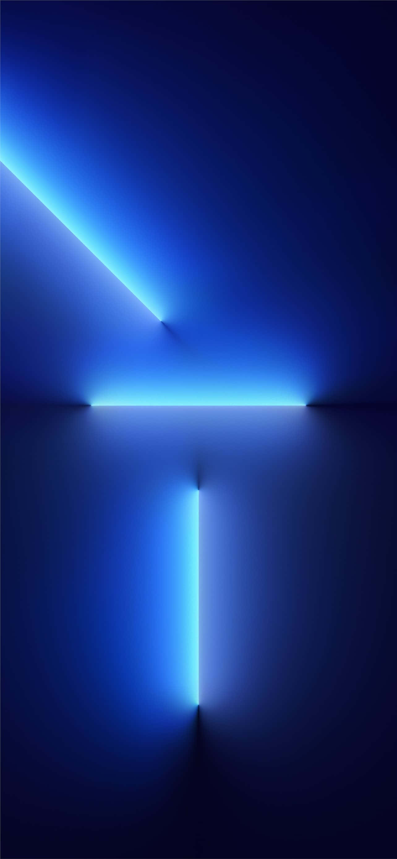 Download Iphones Xs Max Blue Wall Lights Wallpaper | Wallpapers.com