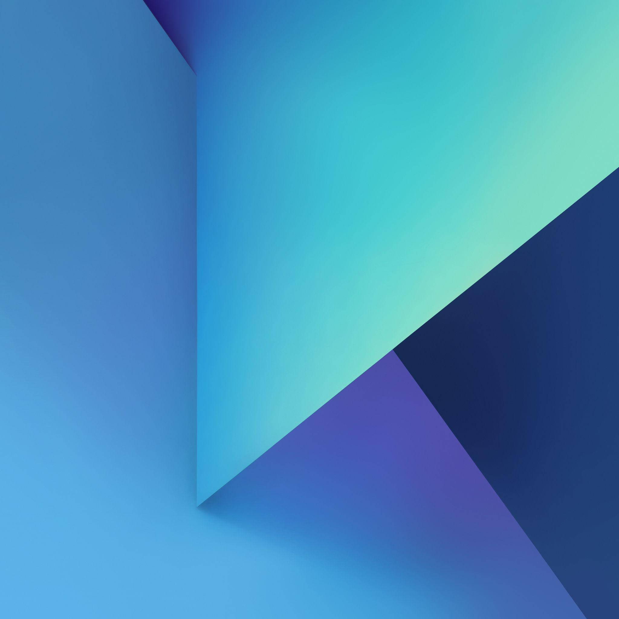 Download Iridescent Blue Shapes Samsung Galaxy Tablet Wallpaper | Wallpapers .com