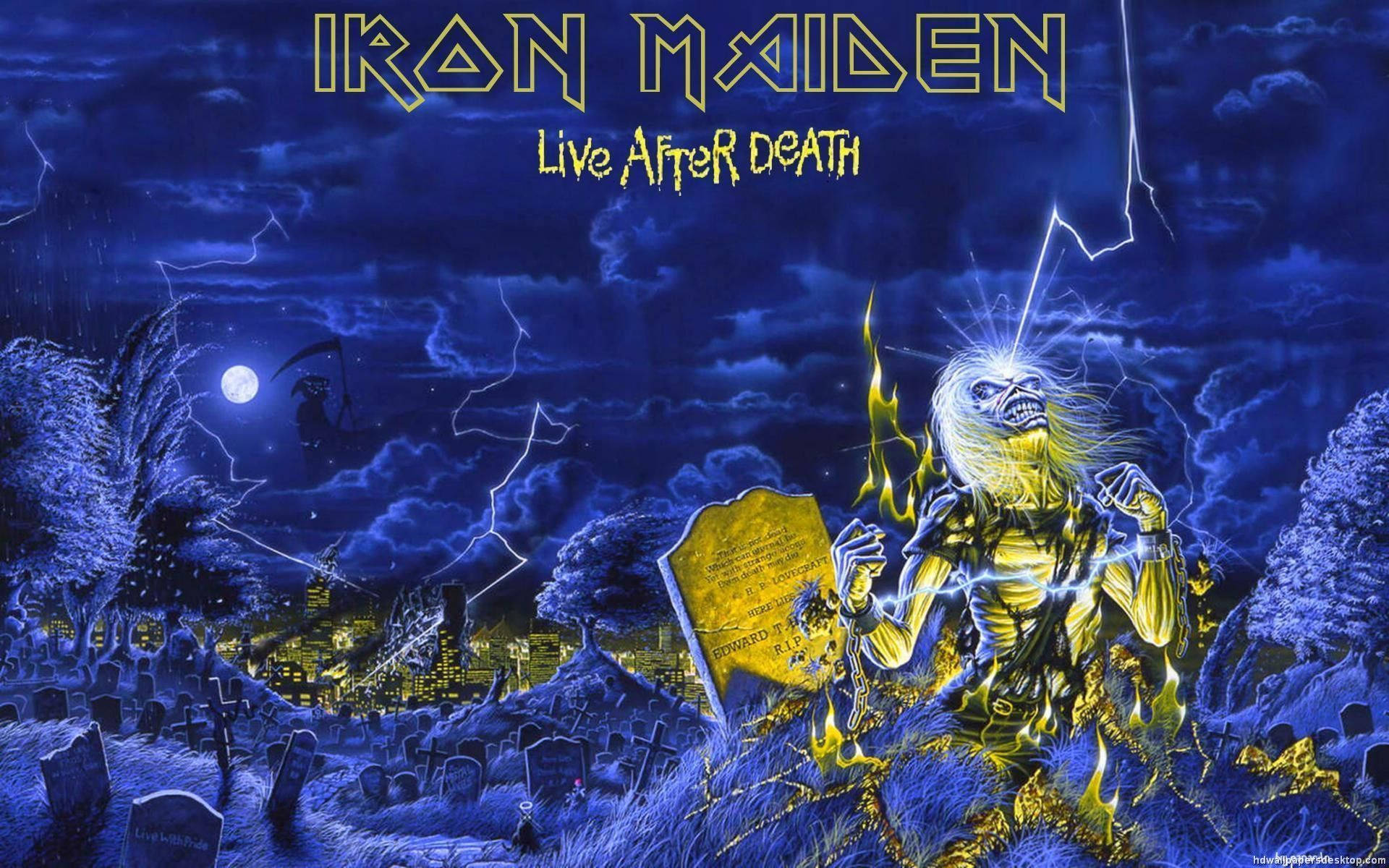 Iron Maiden - Live After Death Background