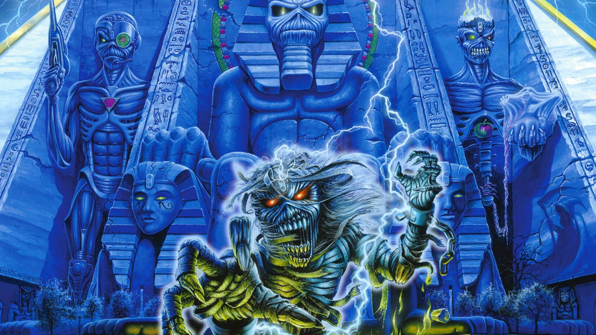 Iron Maiden Mummified Eddie Background