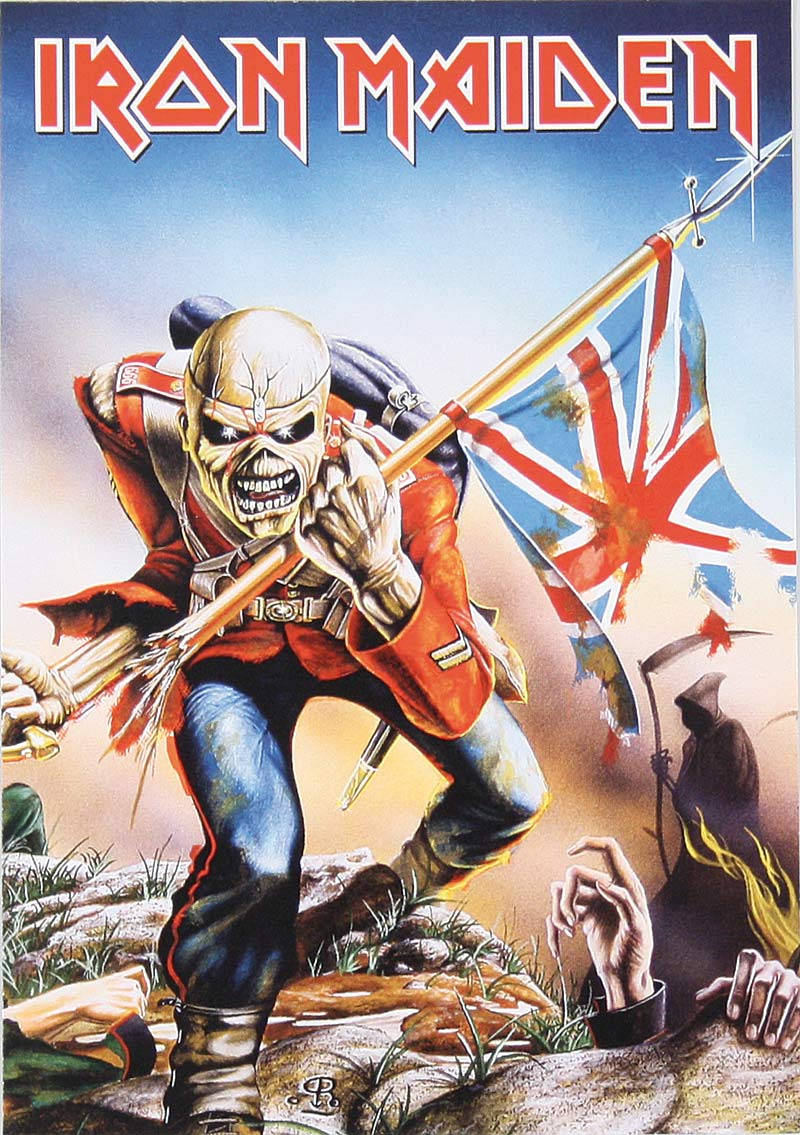 Iron Maiden The Trooper Poster Background