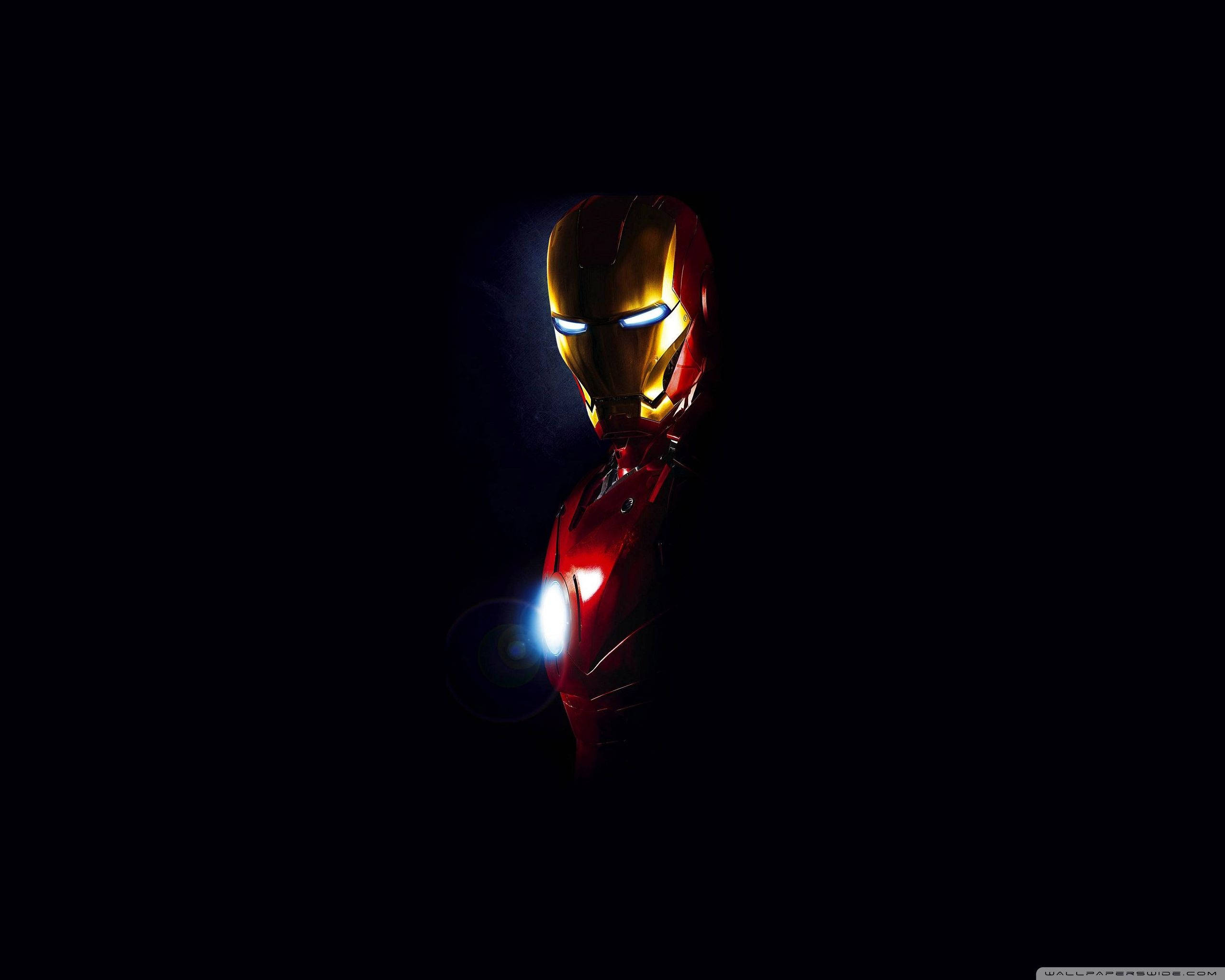 Iron Man In Dark Background
