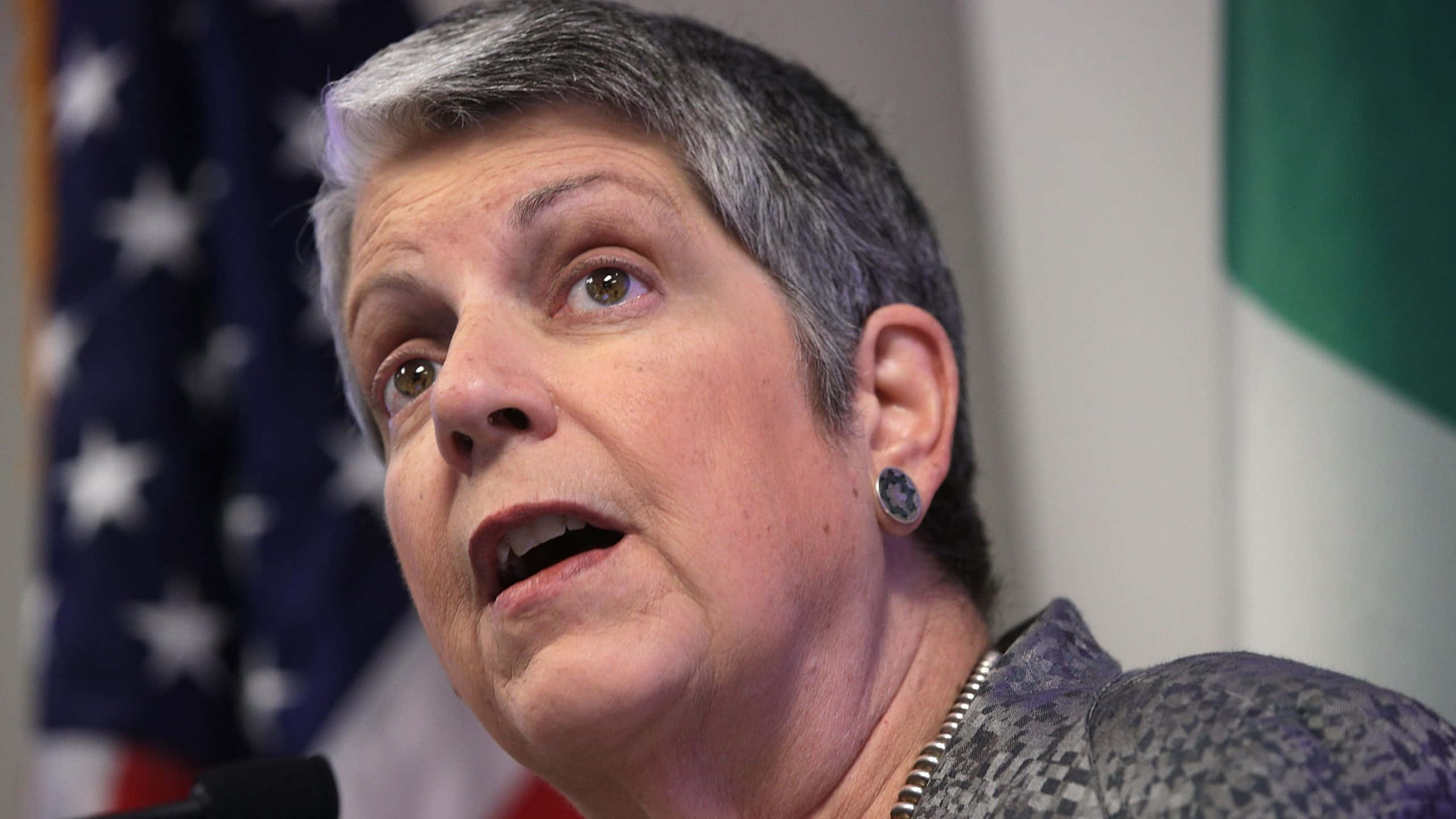 Download Janet Napolitano Close-up Hd Wallpaper | Wallpapers.com