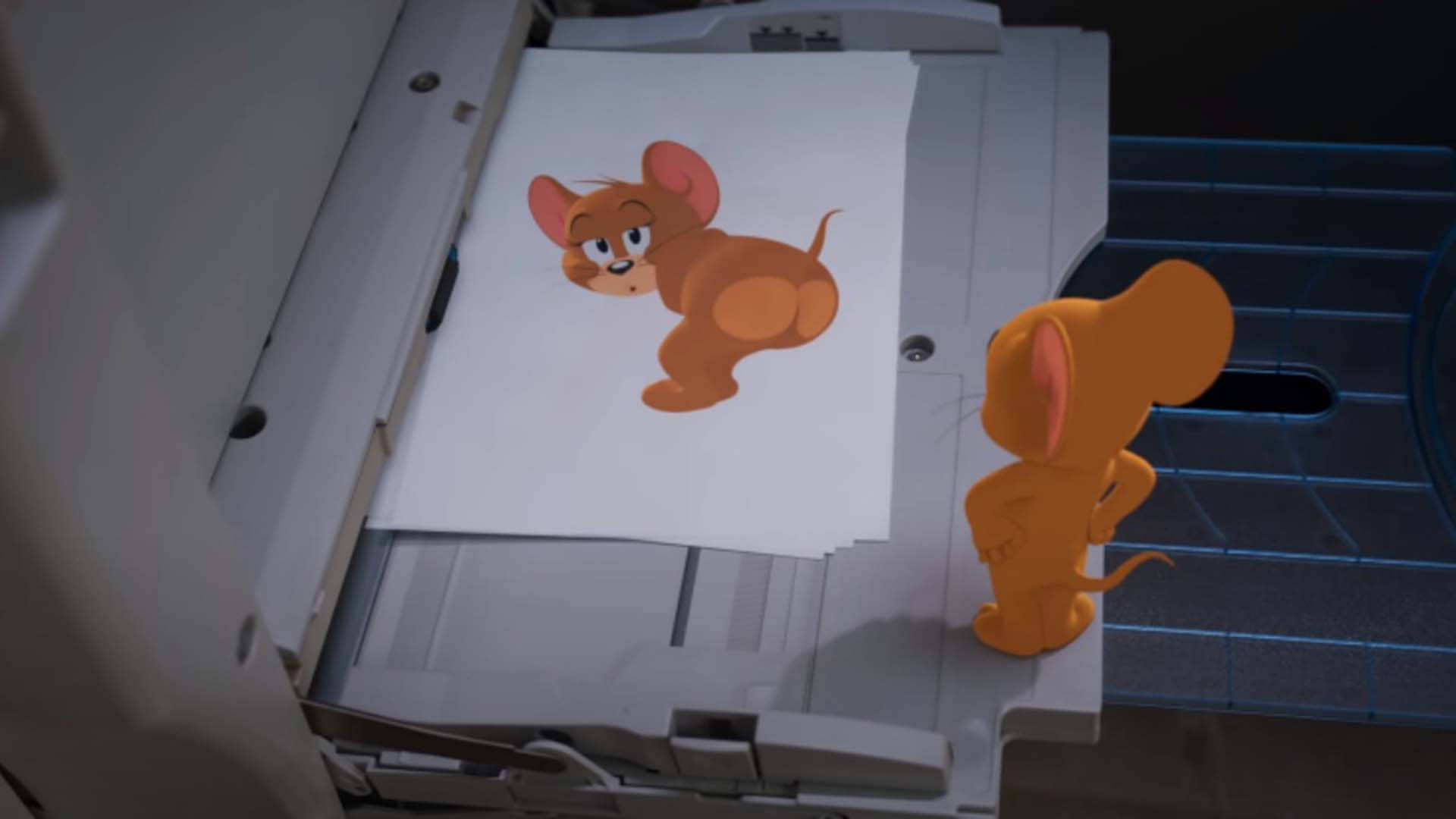 Jerry Mouse Photocopy Scene Background