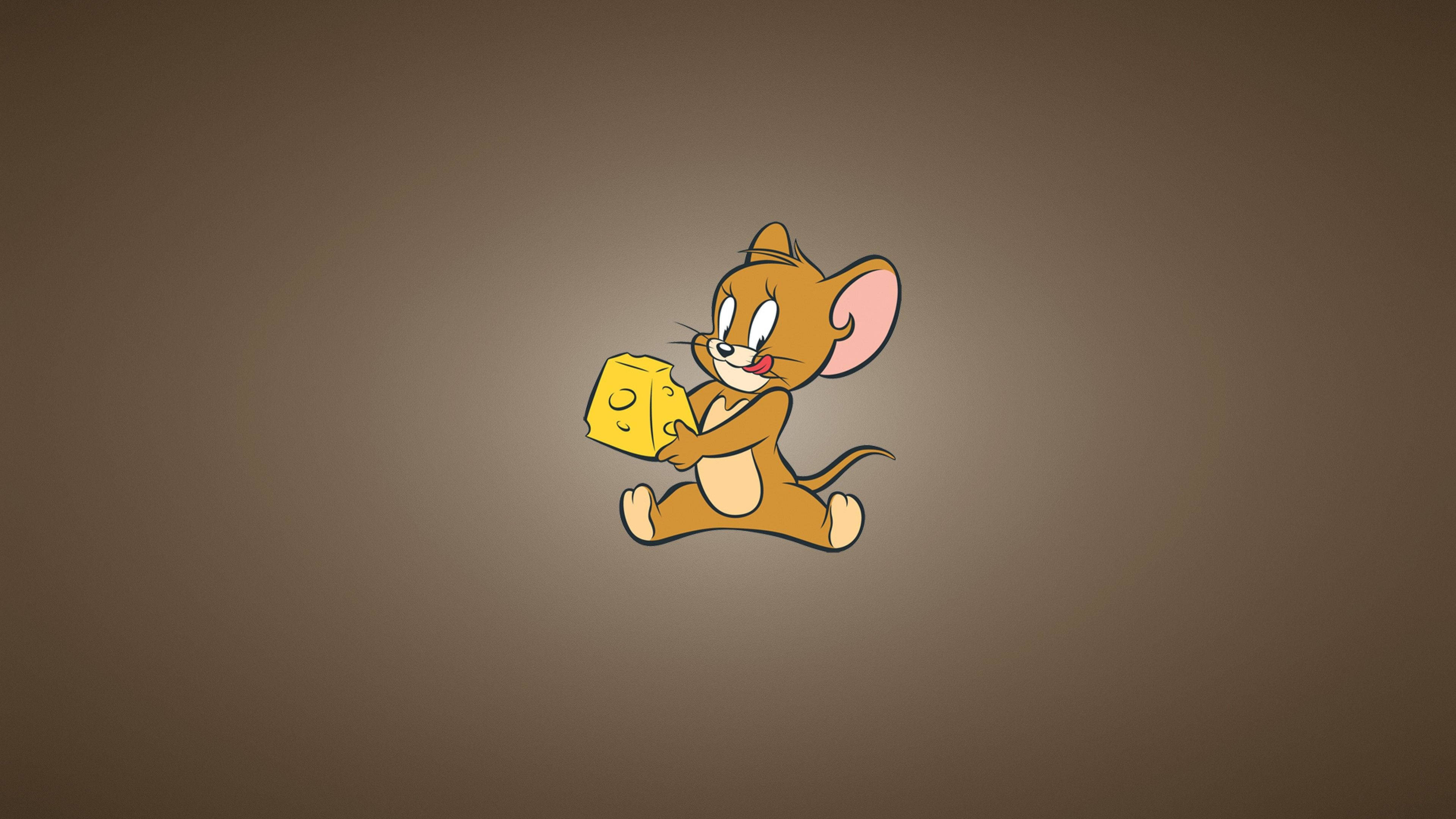 Jerry Mouse Yummy Cheese Art Background