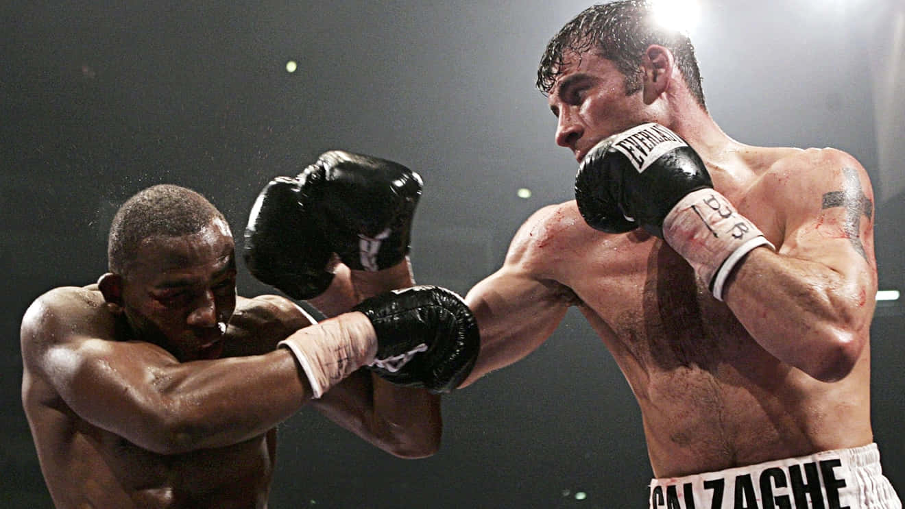 Download Joe Calzaghe Carried By His Coach Wallpaper Wallpapers Com