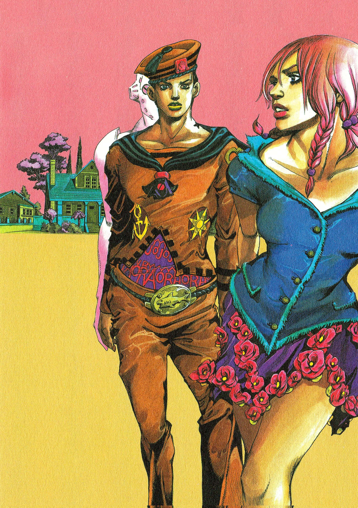 Download Jojolion's protagonist, Josuke Higashikata, striking a pose ...