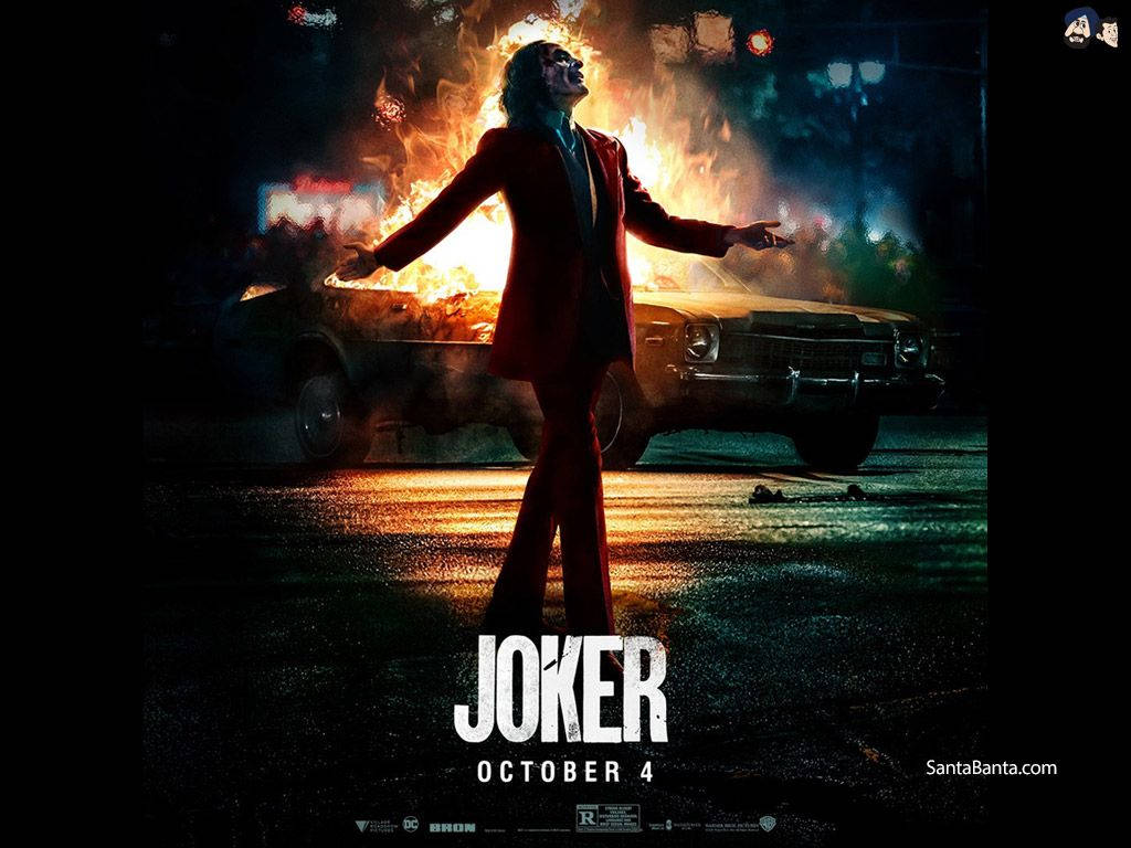 Joker 2019 Hollywood Movie Poster Background