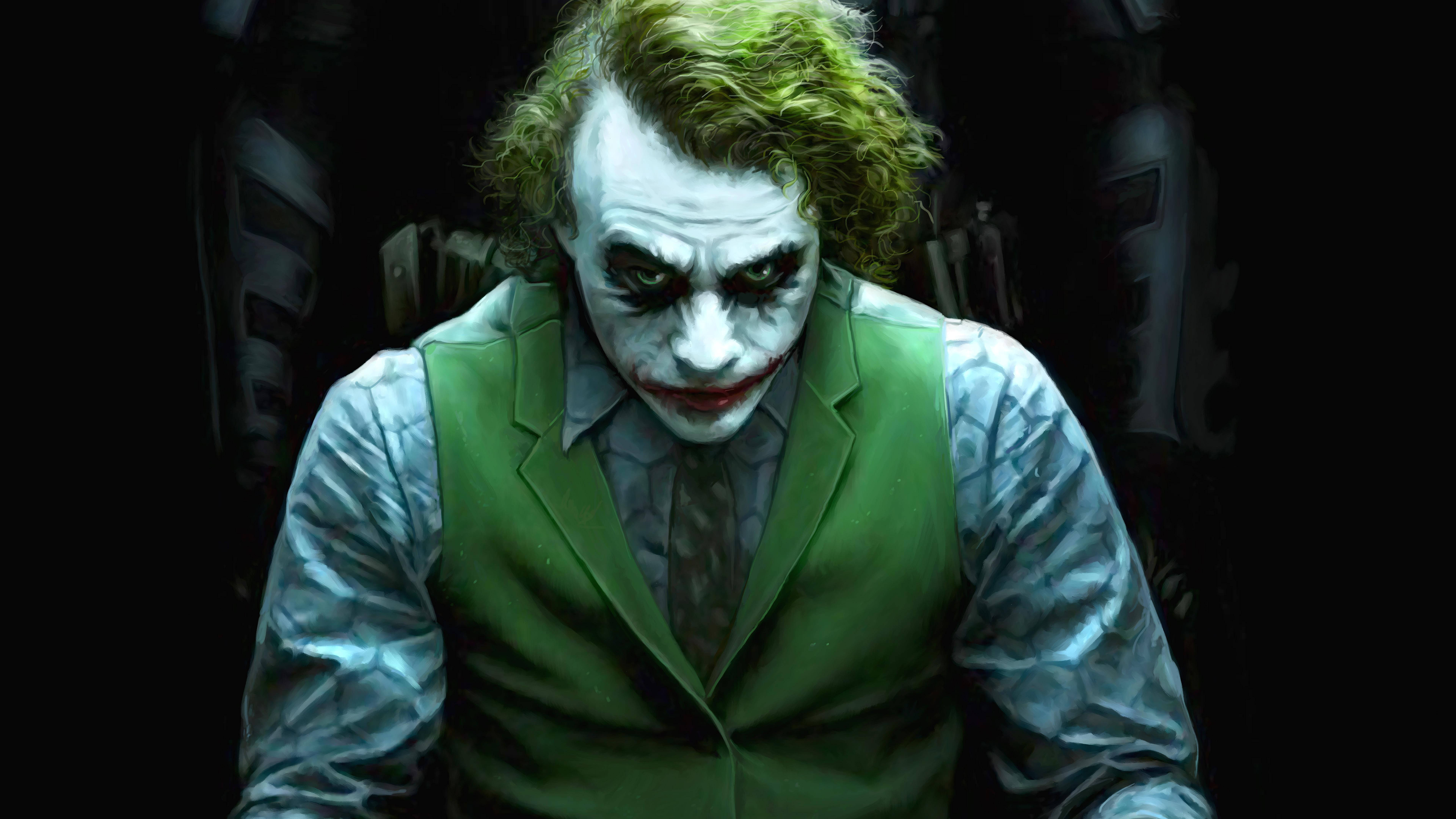 Download Joker Heath Ledger 4k Ultra Hd Wallpaper 