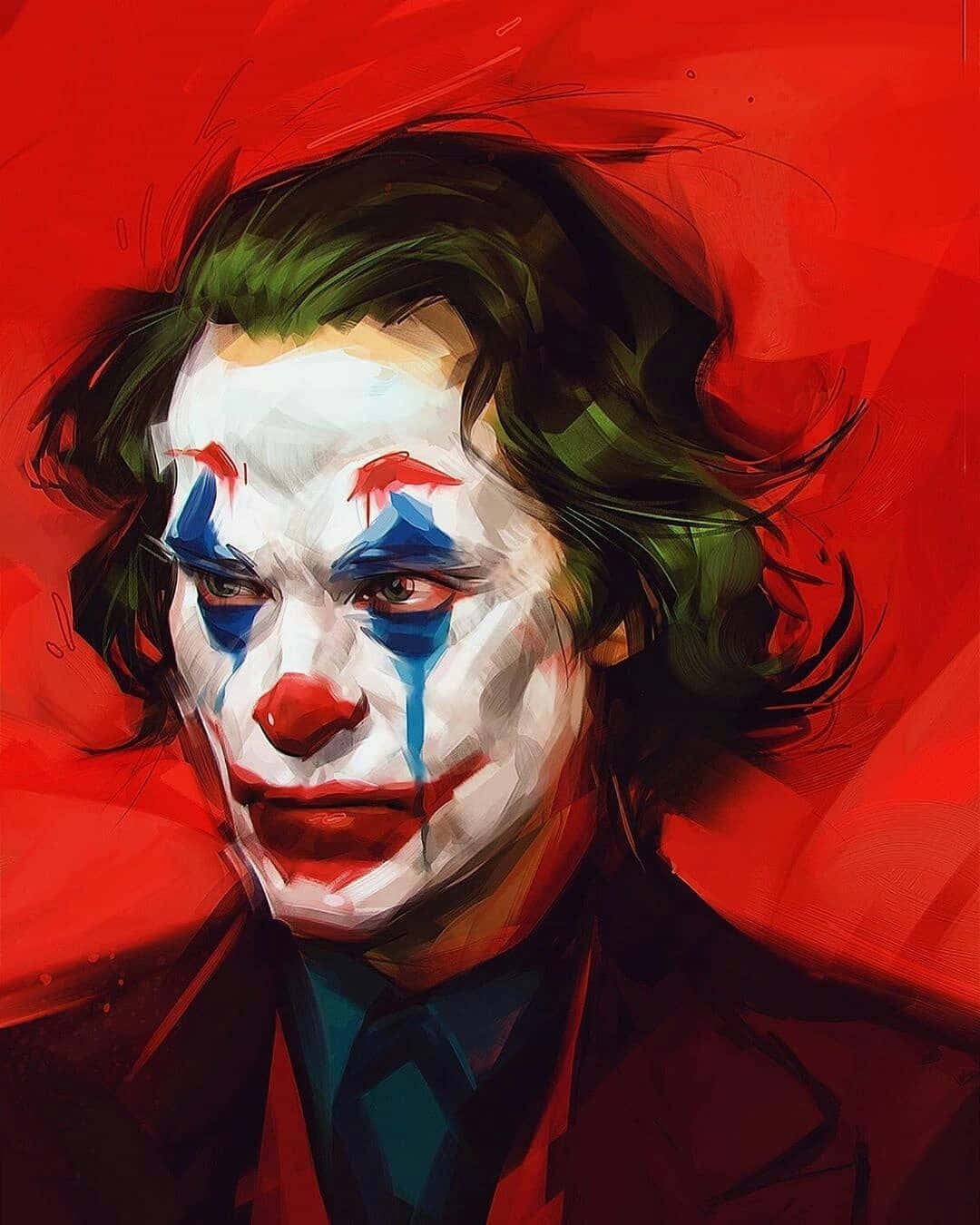 Download Expressive Joker Painting Depicting Chaos and Madness ...