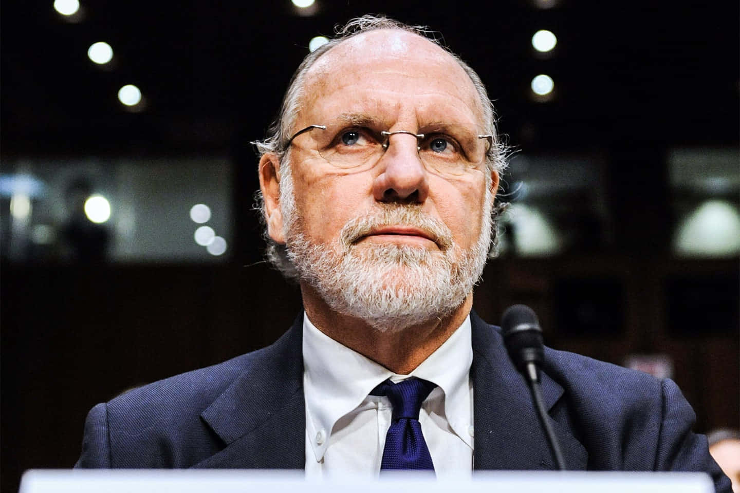 Download Jon Corzine Delivering Speech Wallpaper | Wallpapers.com