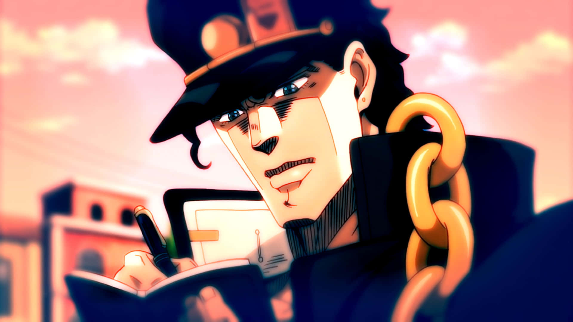 Download Jotaro Kujo 1920 X 1080 Wallpaper Wallpaper | Wallpaperscom