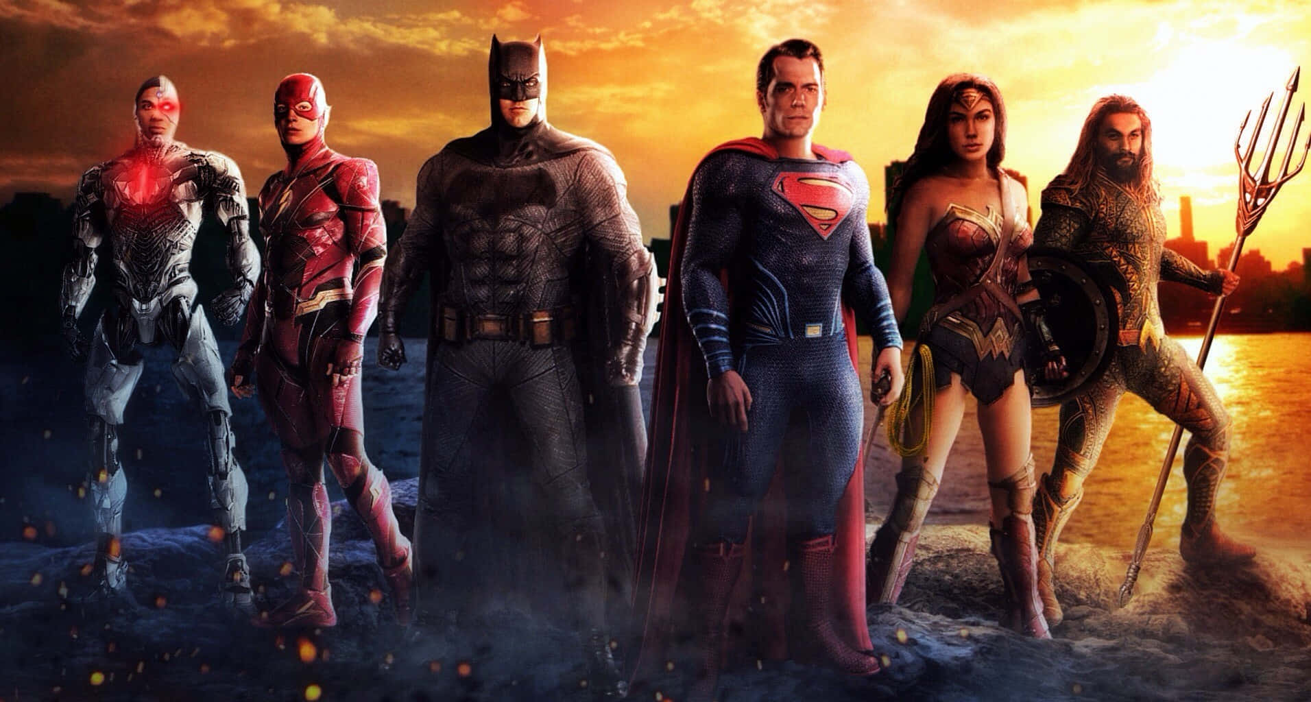 Download Justice League 1912 X 1024 Background | Wallpapers.com