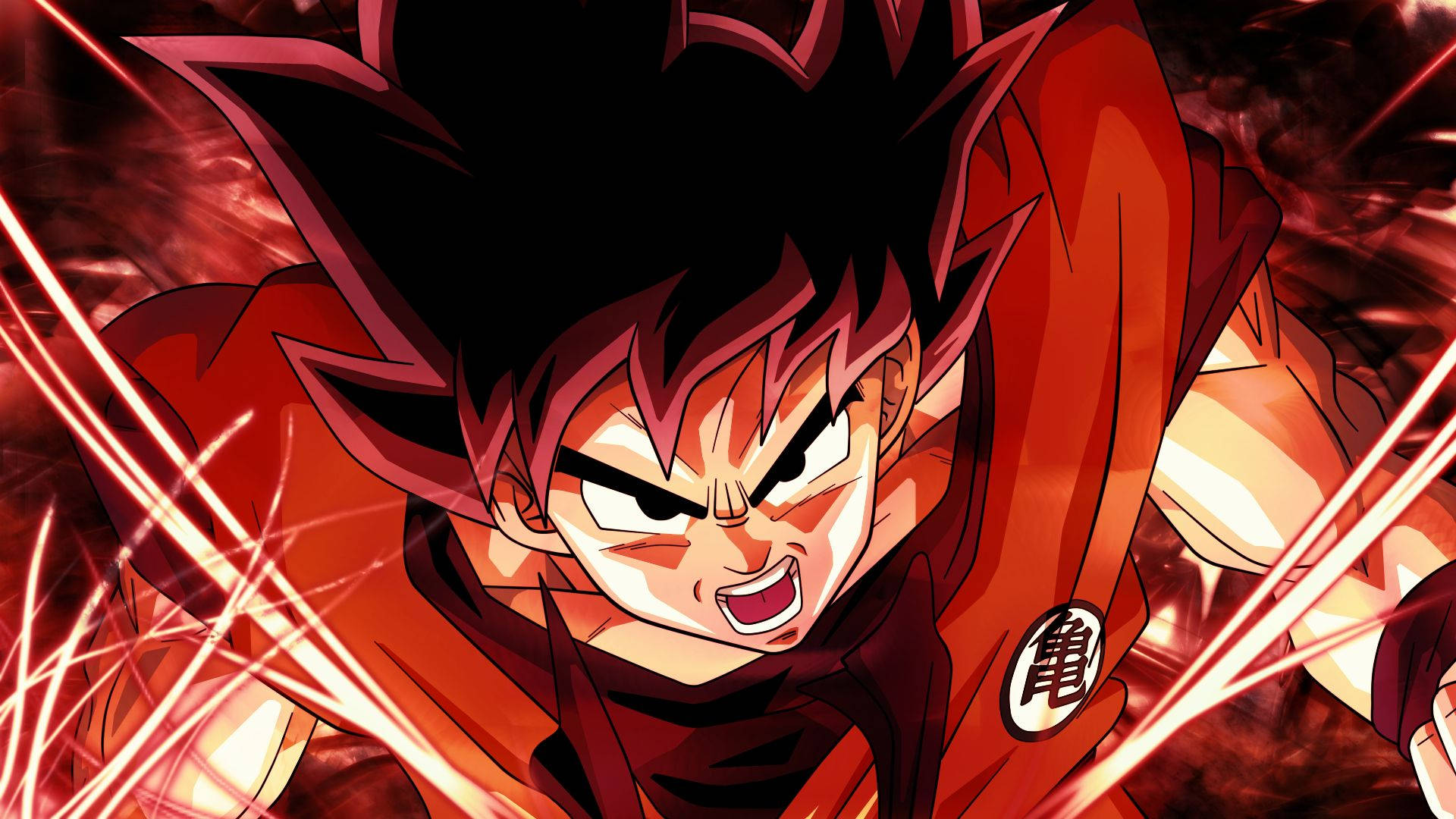 Kaio-ken Goku Dbz Background