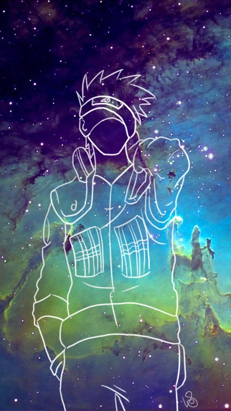 Kakashi Space Constellation Fan Art Background