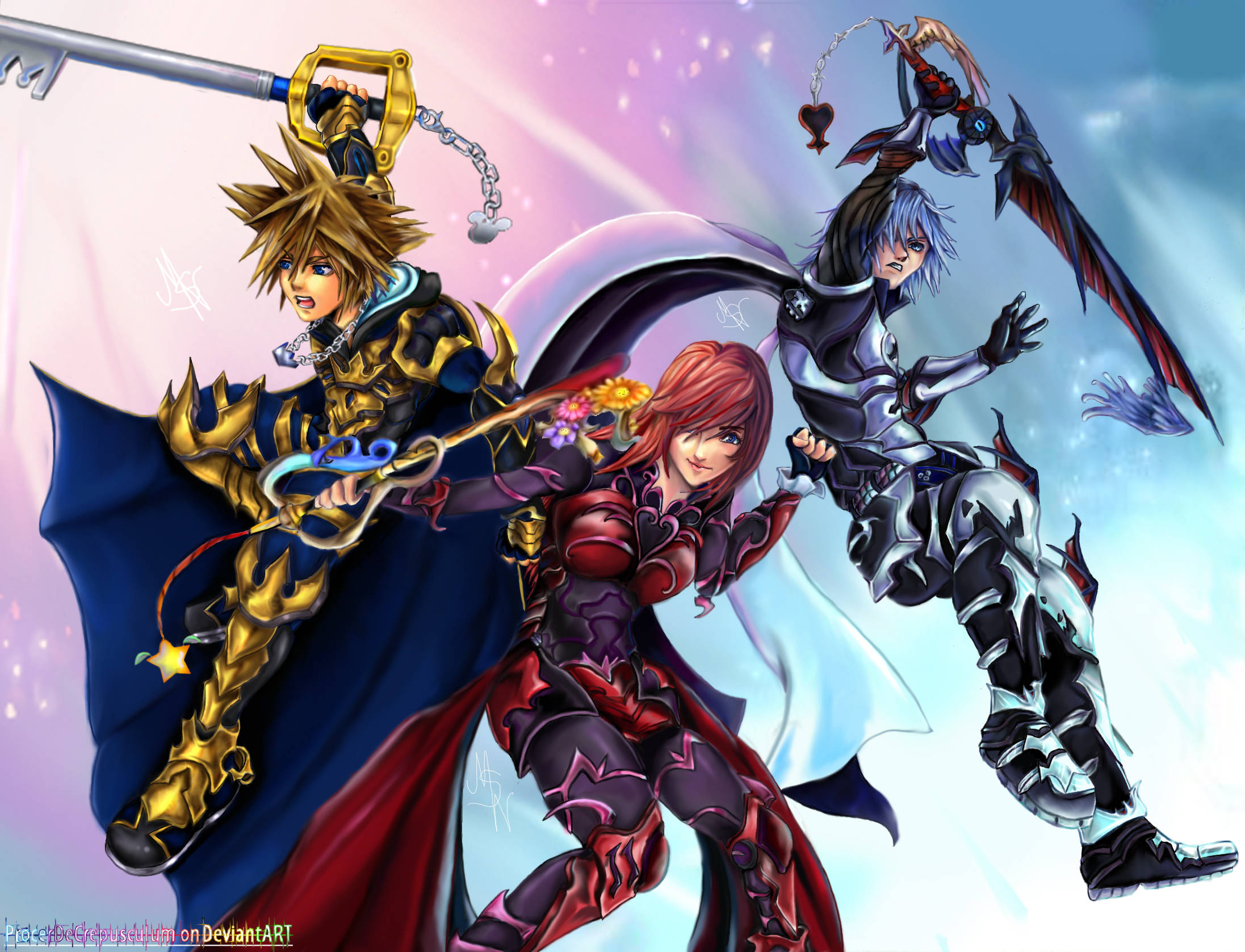 Keyblade Armor In Kingdom Hearts 3 Background