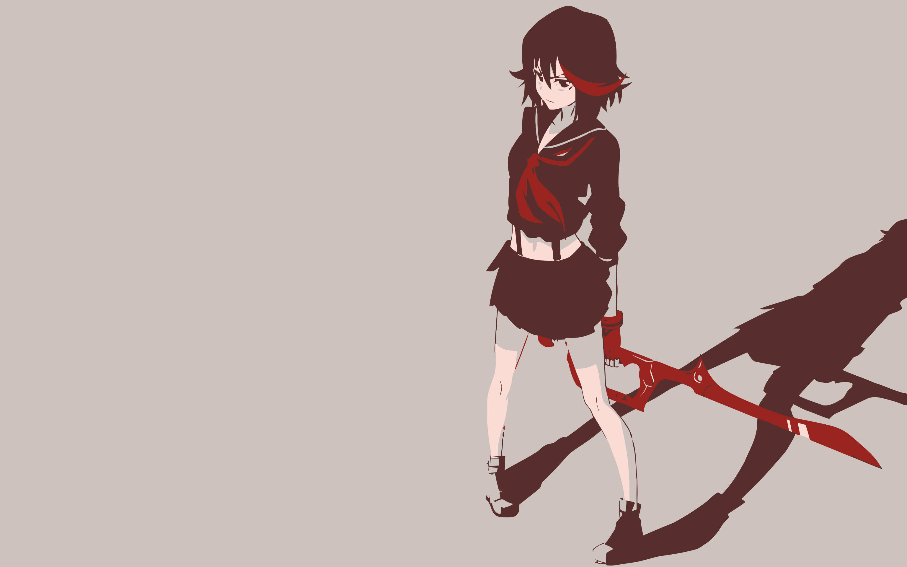 Kill La Kill Ryuko And Scissor Blade Background