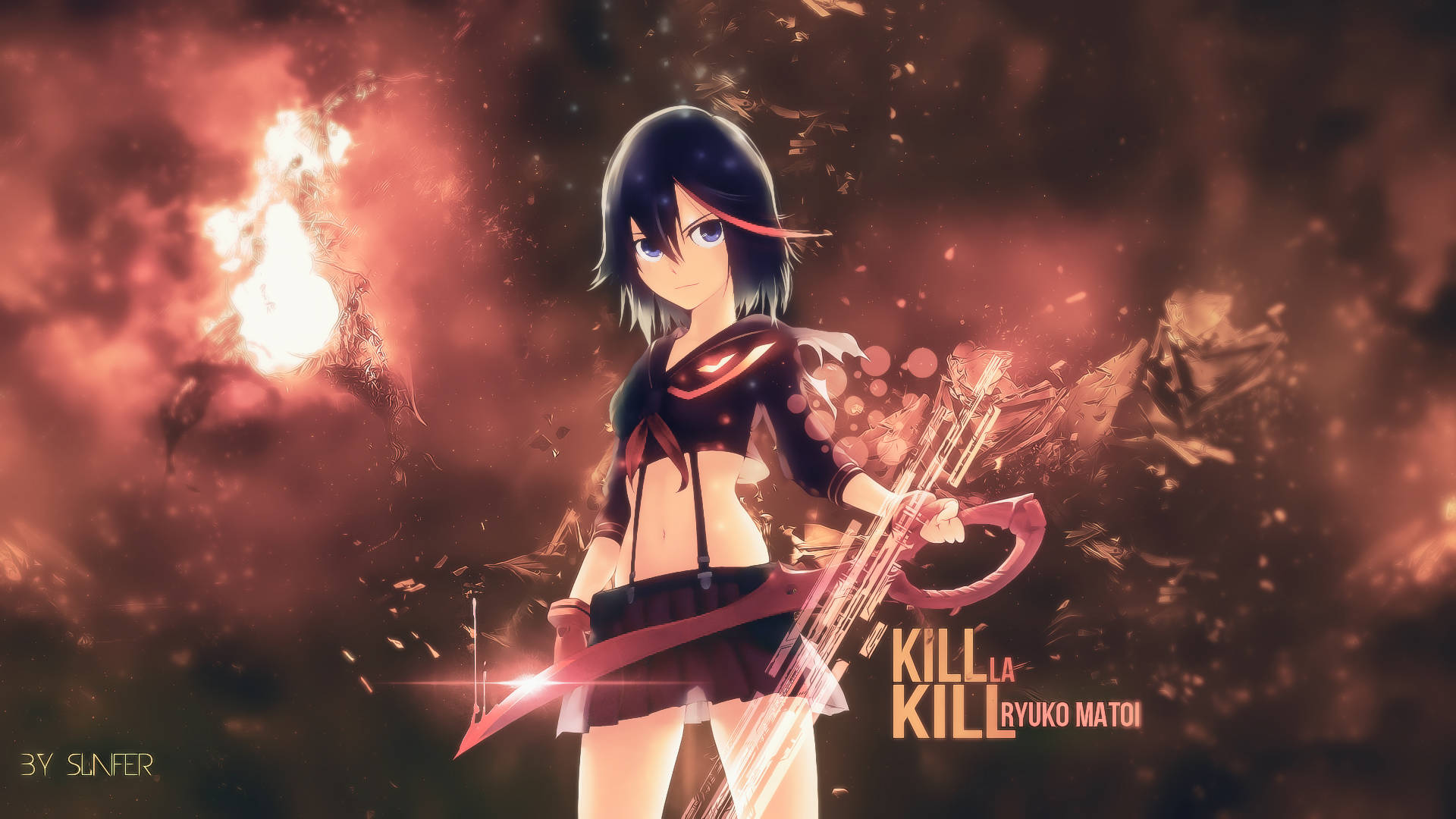 Kill La Kill Ryuko Matoi Background